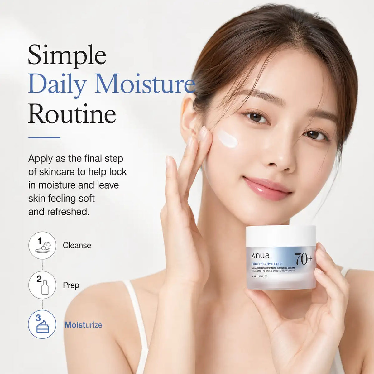 ANUA Birch 70% Moisture Boosting Cream 50ml