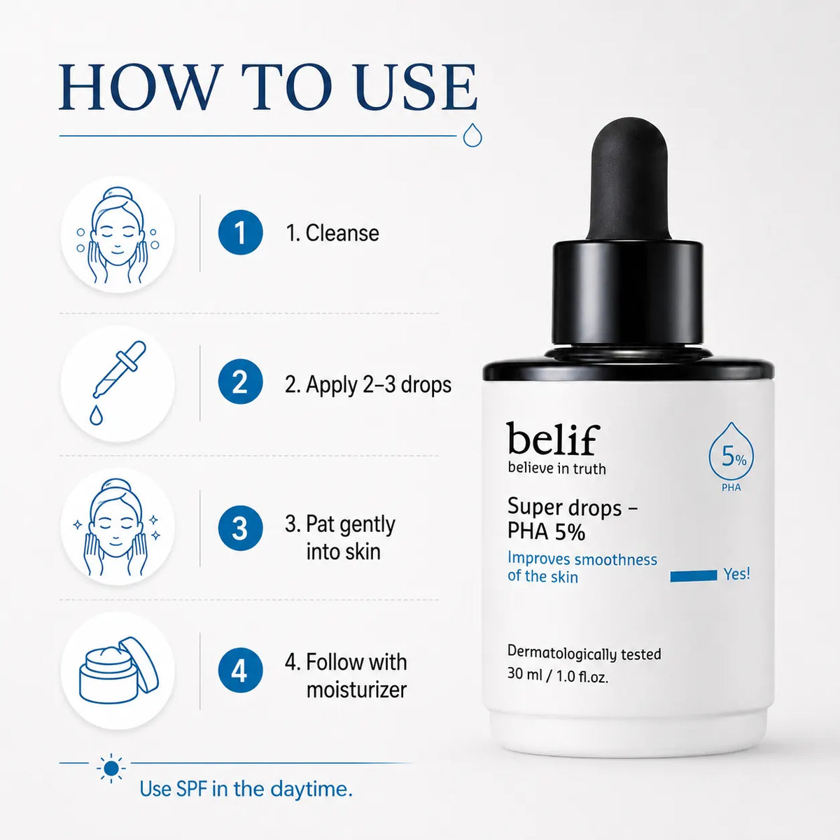 belif Super Drops PHA 5% 30ml
