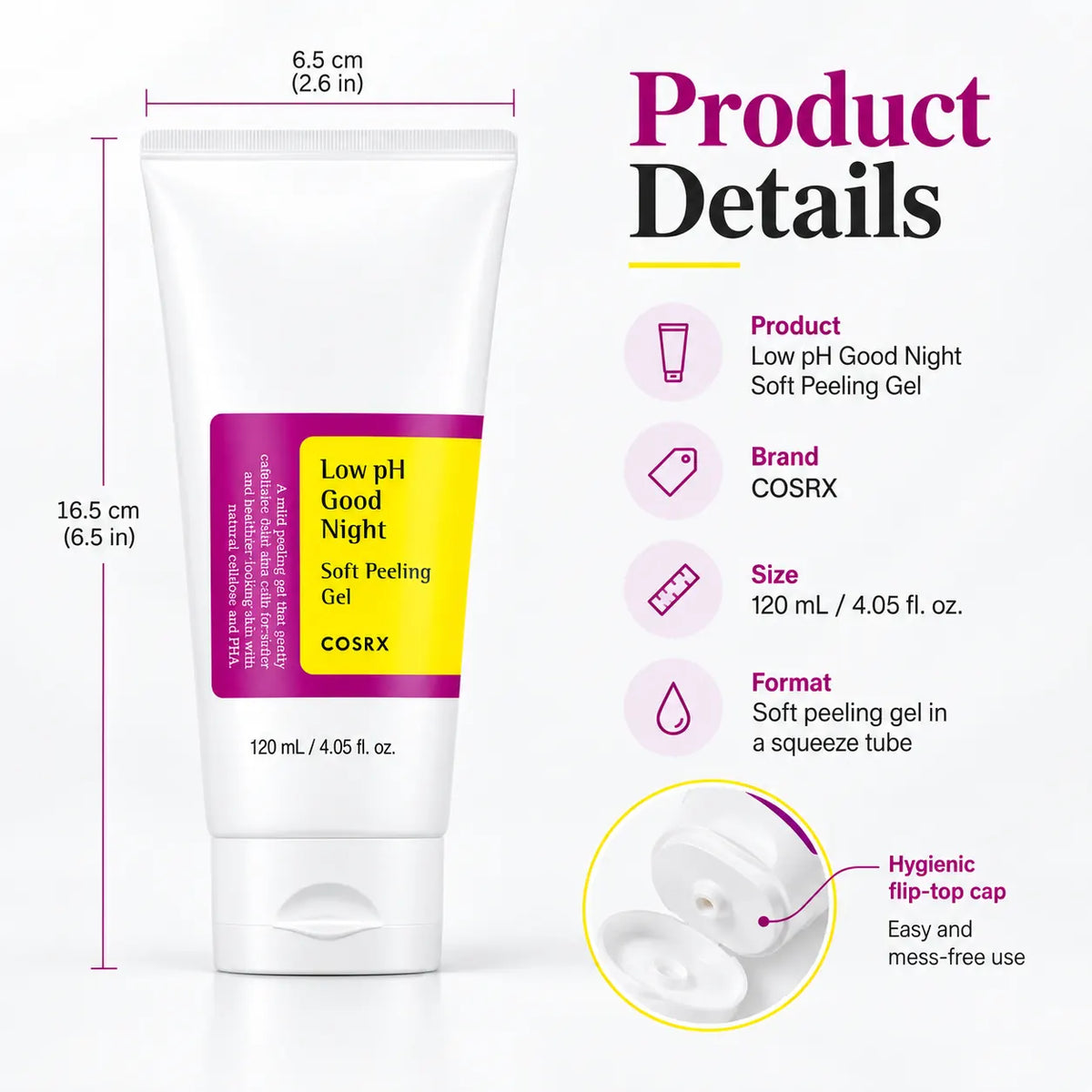 COSRX Low pH Good Night Soft Peeling Gel 120ml