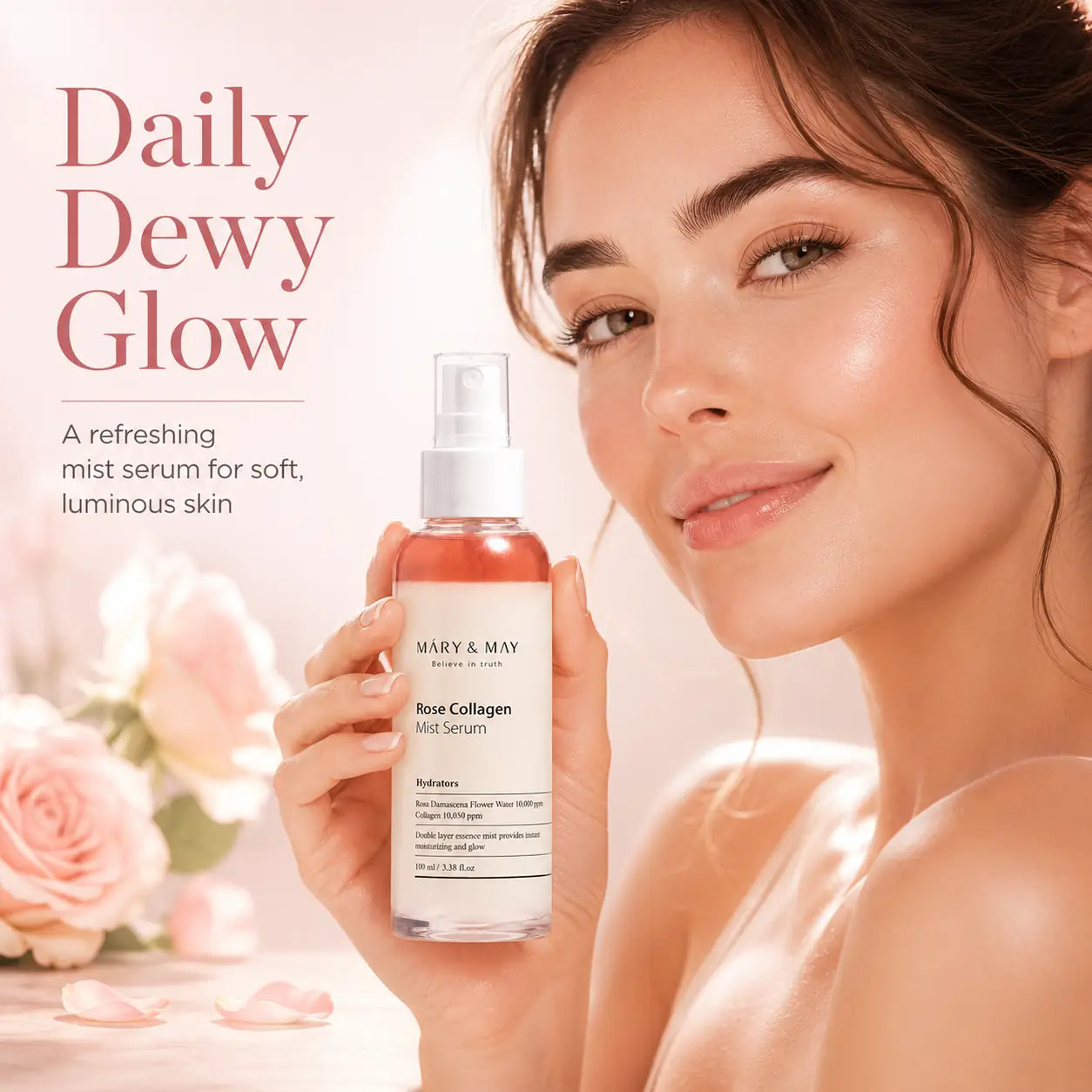 Mary&May Rose Collagen Mist Serum 100ml
