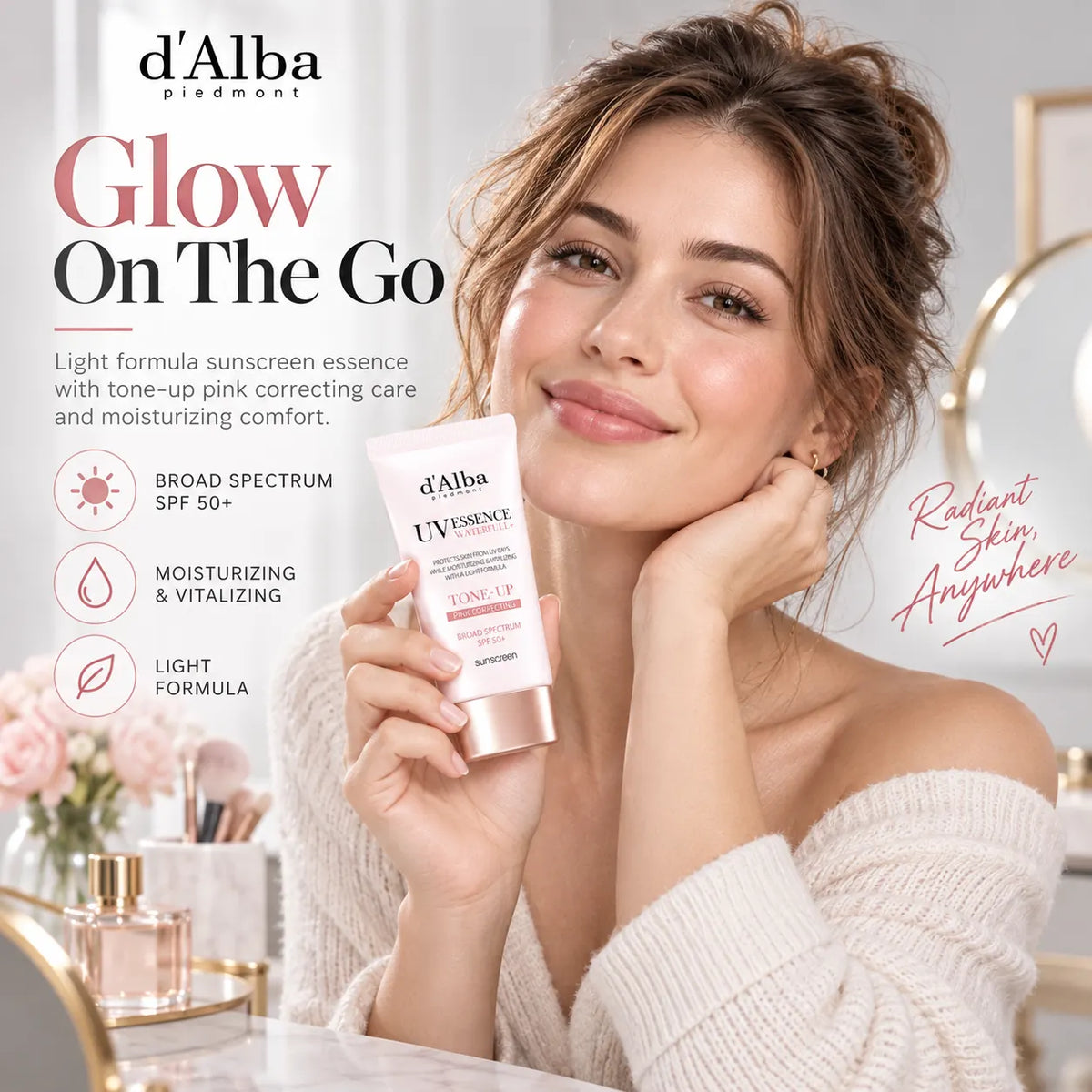 d'Alba Waterfull Tone Up Sunscreen 50ml