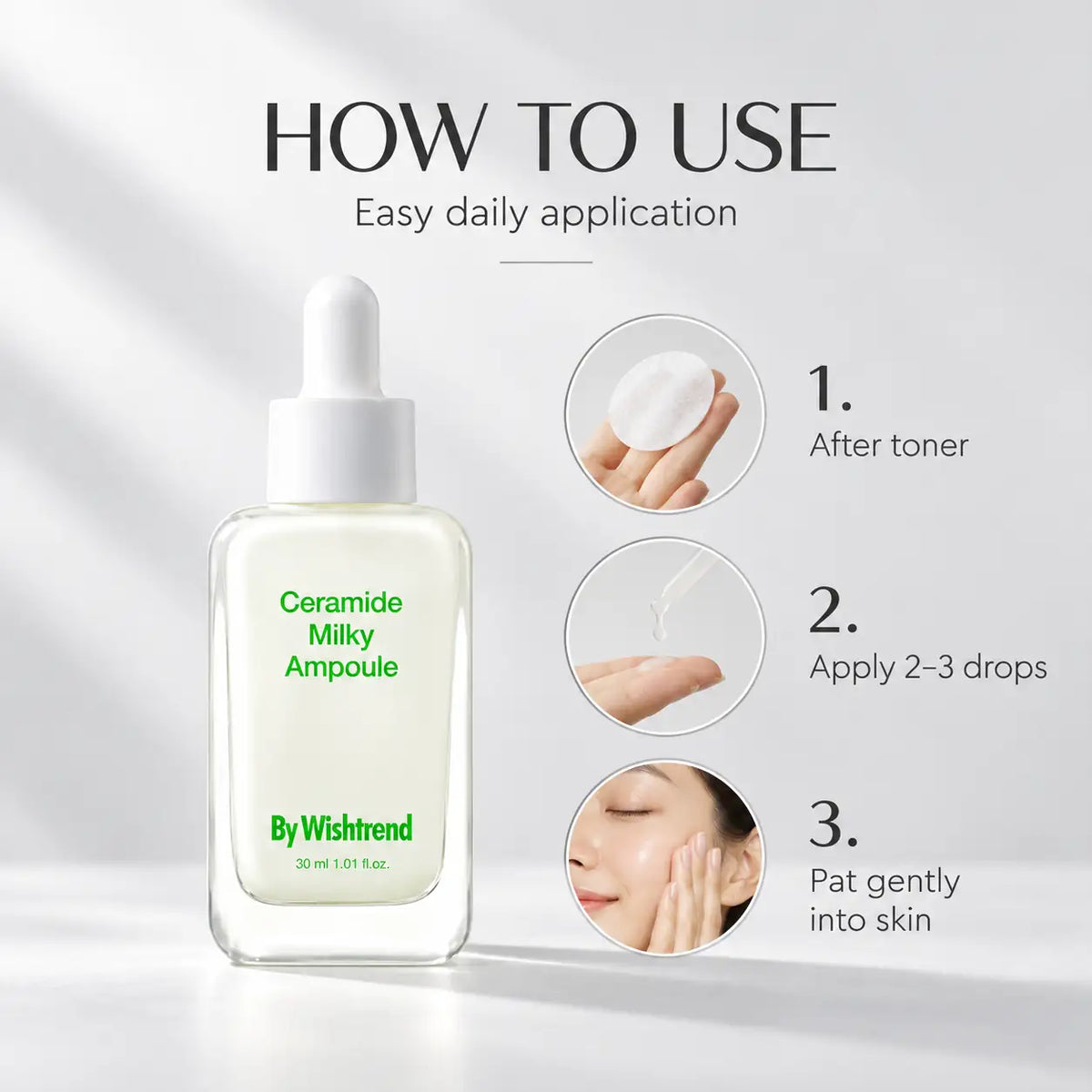 By Wishtrend Ceramide Milky Ampoule 30ml