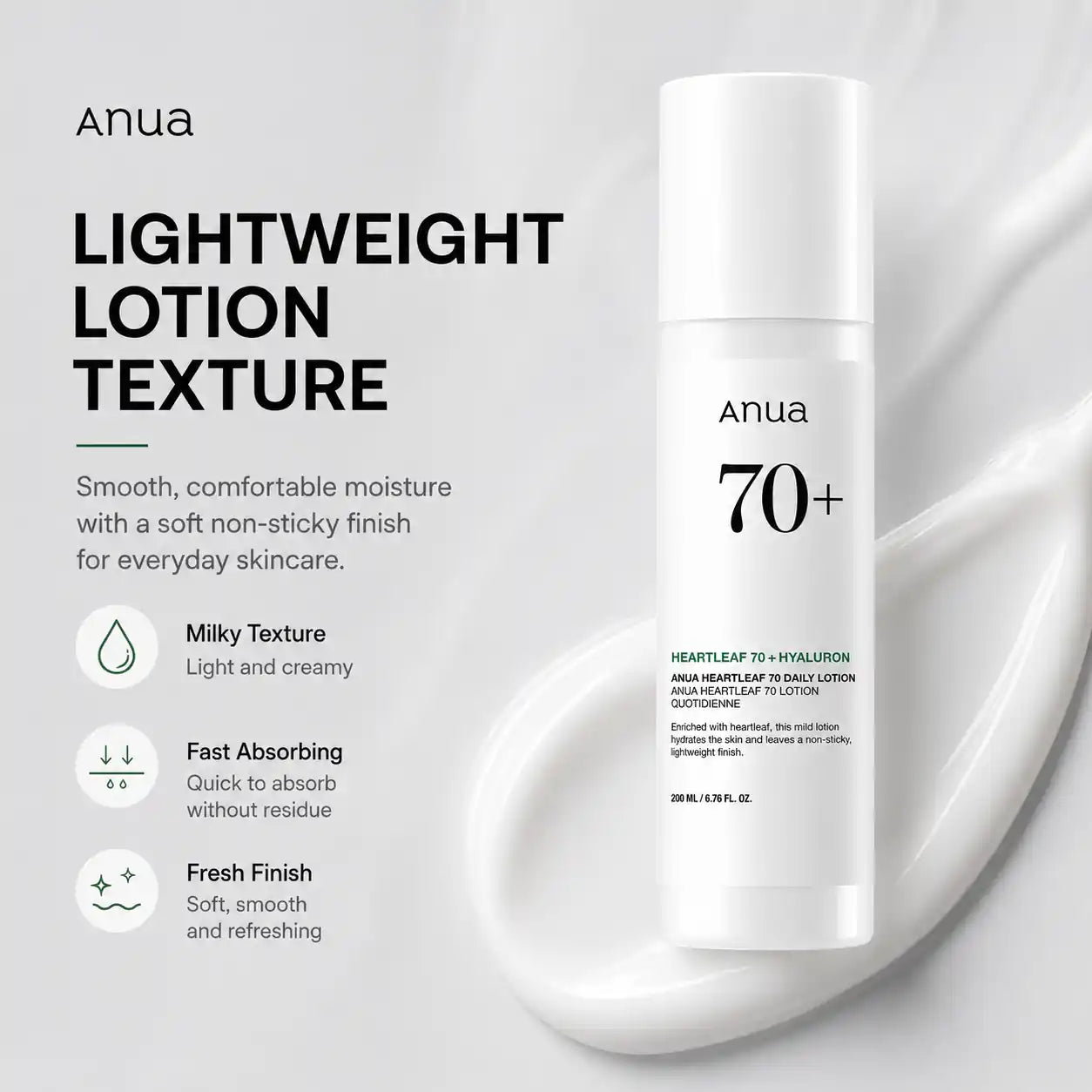 ANUA Heartleaf 70% Daily Lotion 200ml