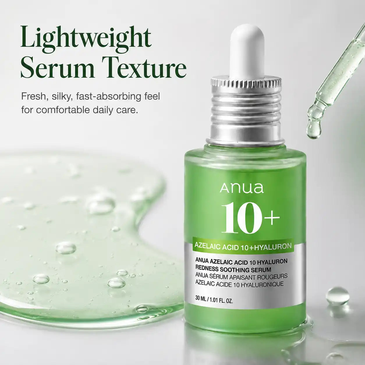 ANUA Azelaic Acid 10 Hyaluron Soothing Serum 30ml
