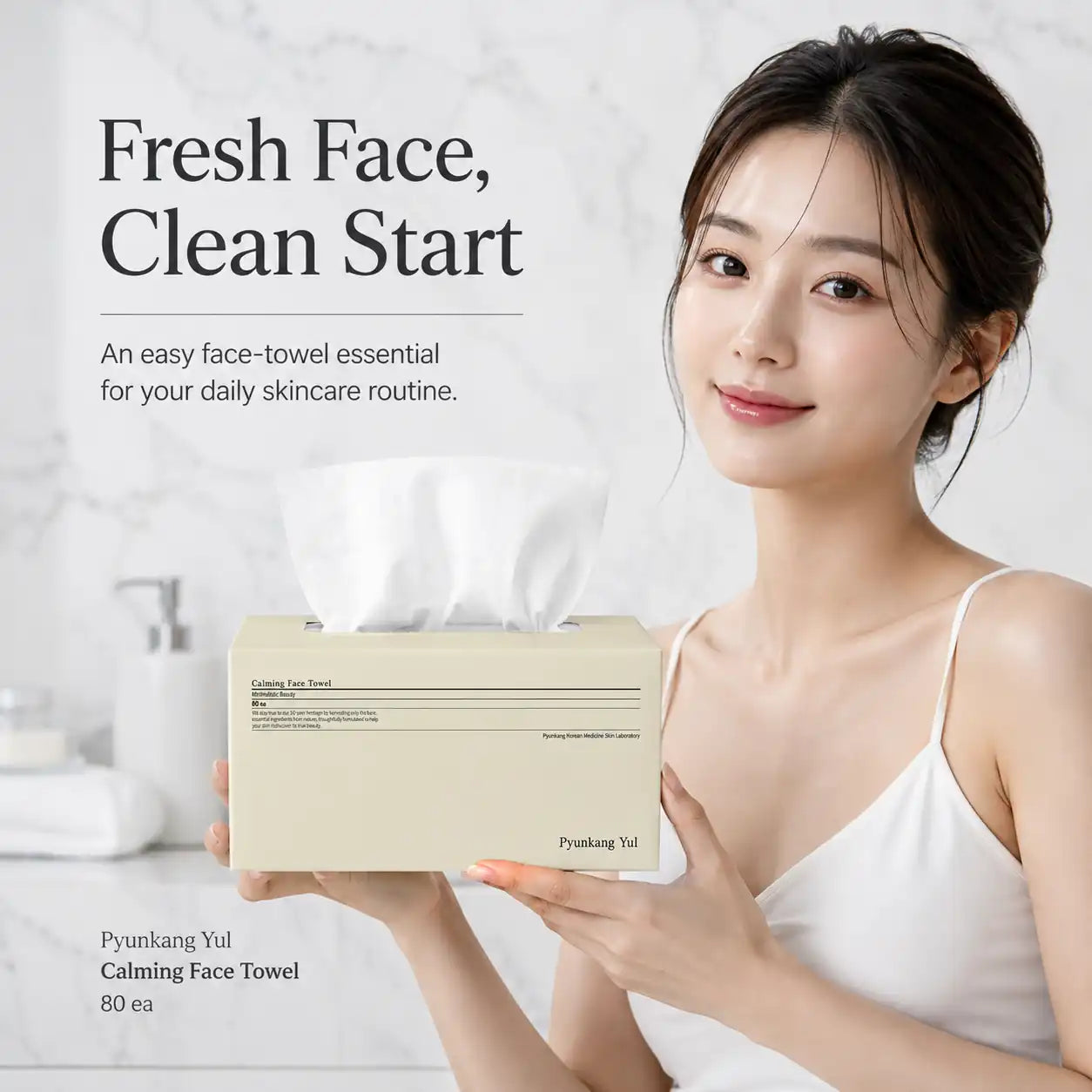 Pyunkang Yul Calming Face Towel 80ea