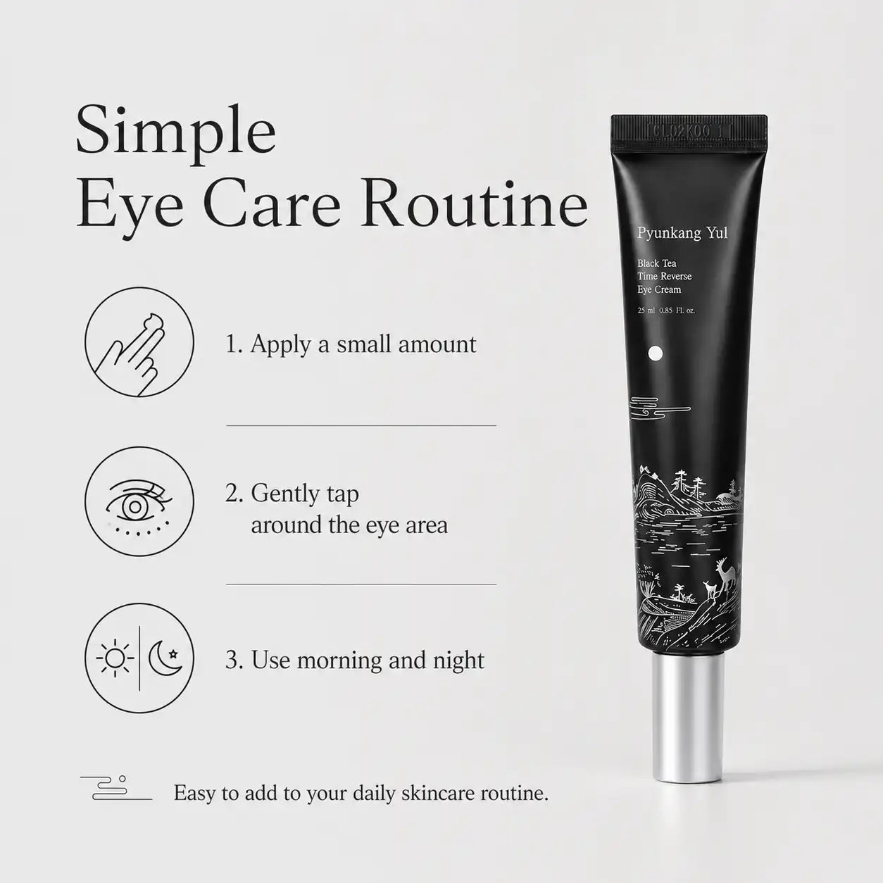 Pyunkang Yul Black Tea Time Reverse Eye Cream 25ml