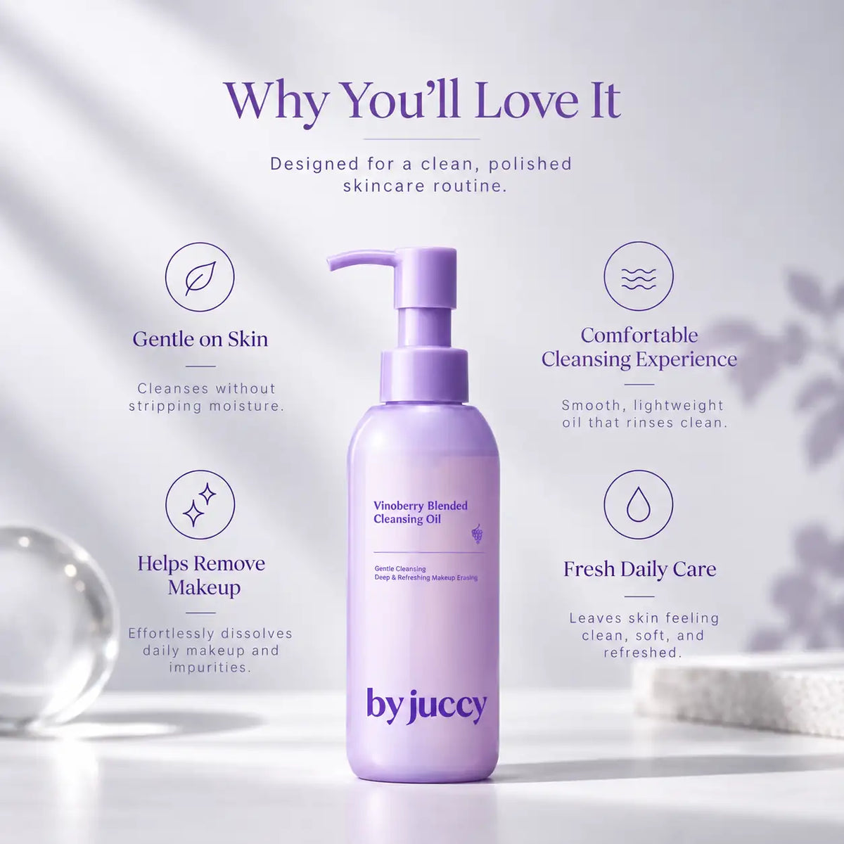 By Juccy Vinoberry Blended Cleansing Oil 150ml