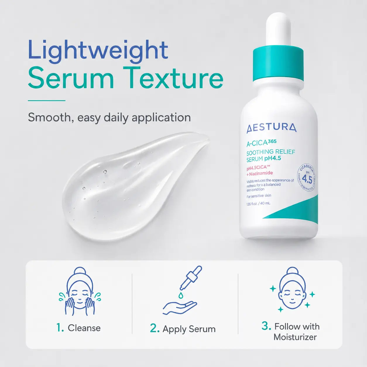 AESTURA A-Cica Soothing Relief Serum 40ml