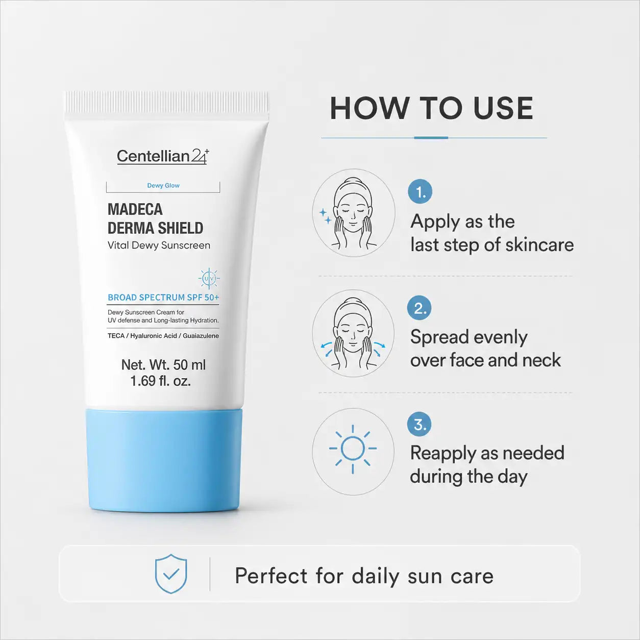 Centellian24 Derma Shield Vital Dewy Sun Cream 50ml