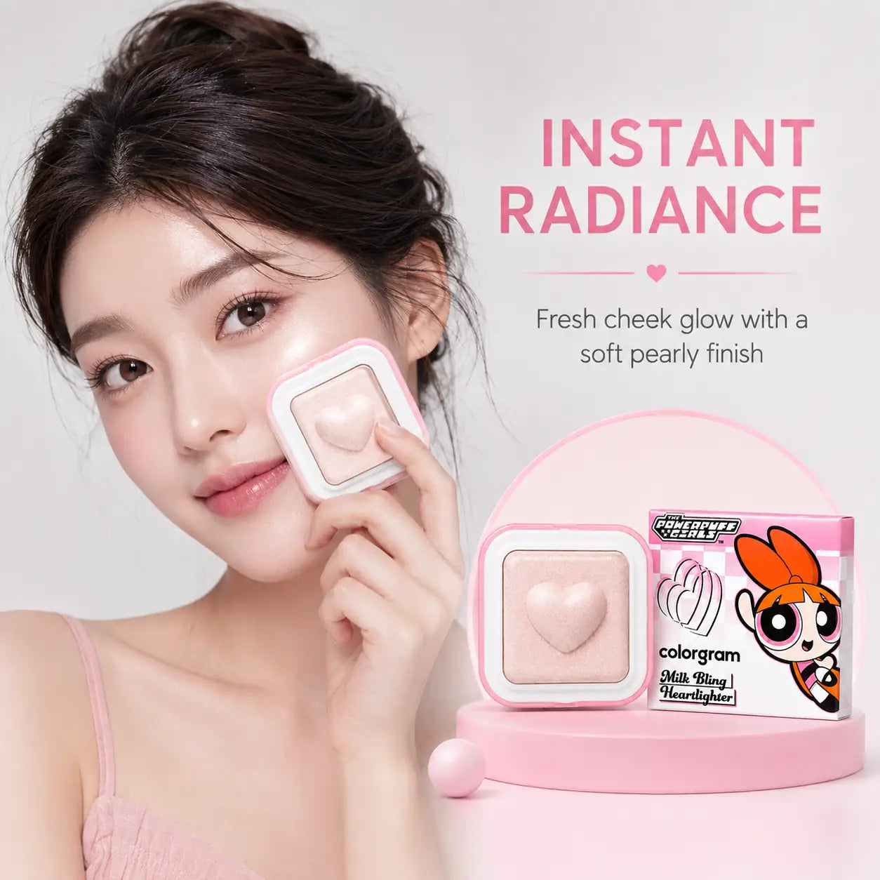 Colorgram Milk Bling Heartlighter 05 Spring Pink Blossom