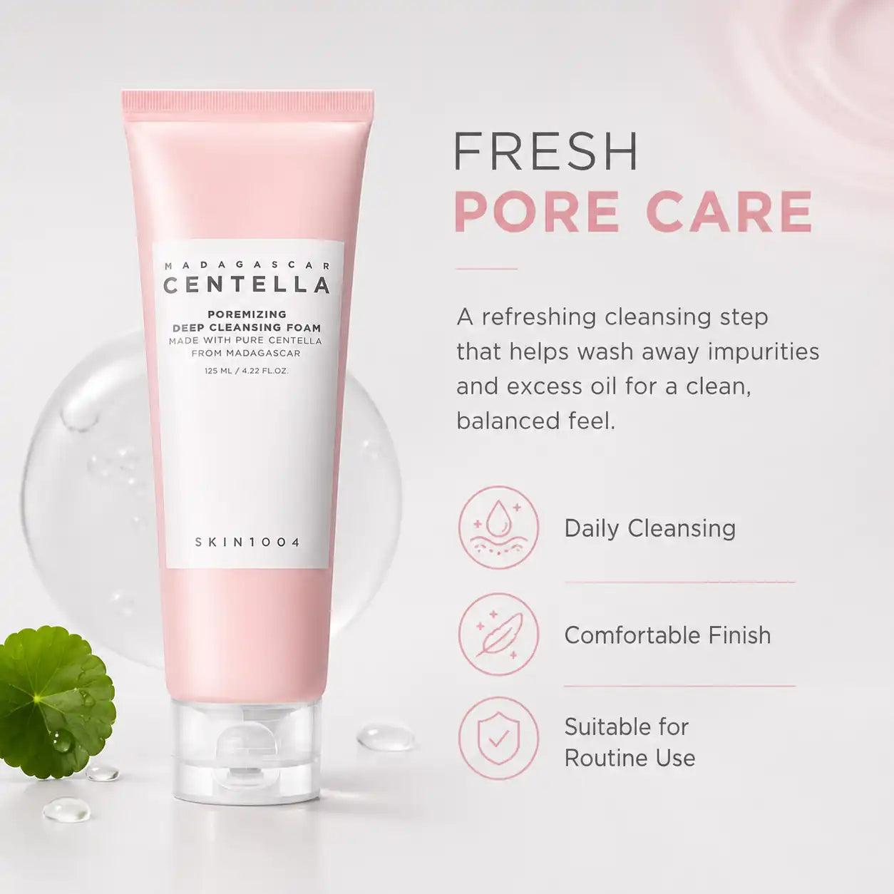 SKIN1004 Madagascar Centella Poremizing Deep Cleansing Foam 125ml