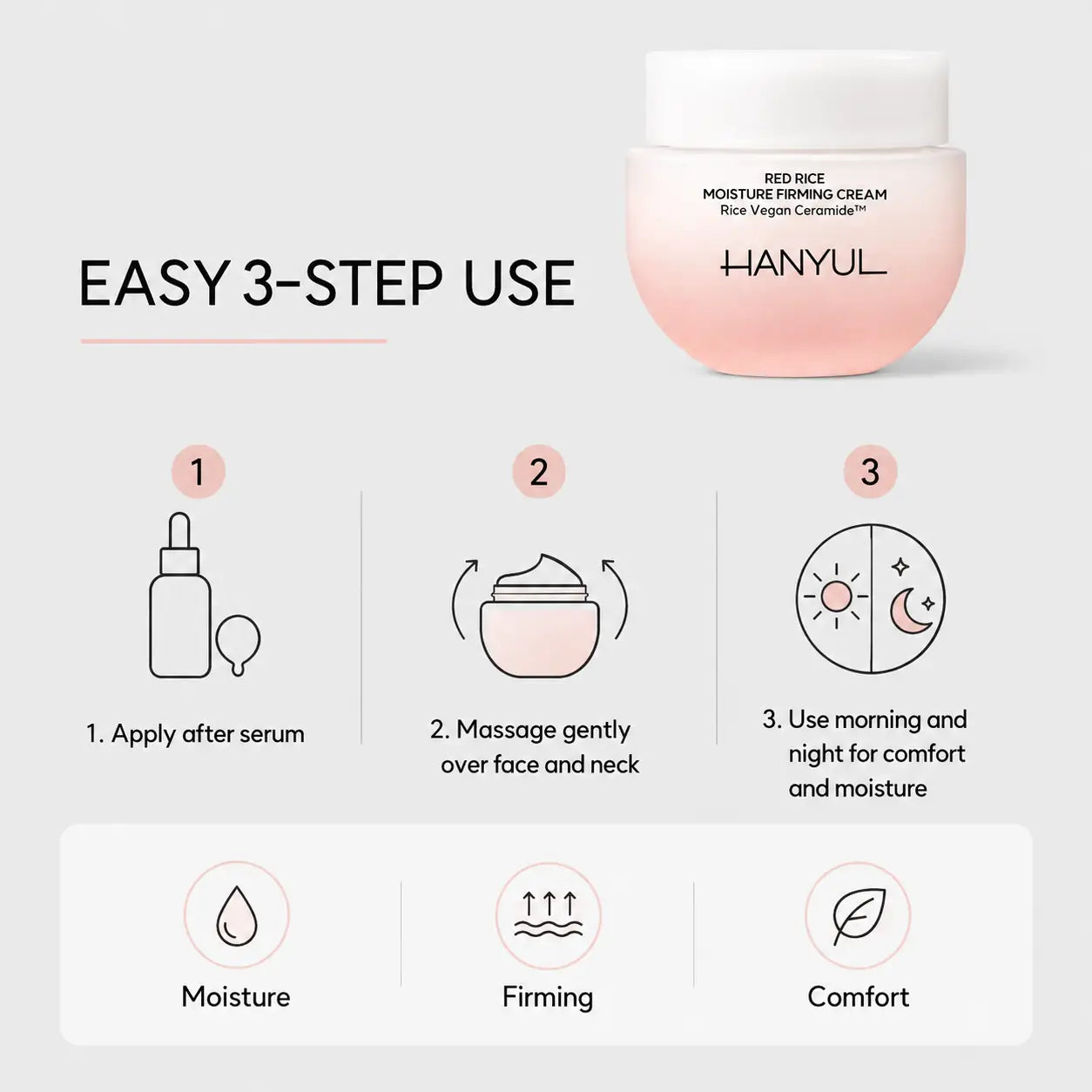 HANYUL Red Rice Vegan Ceramide Cream 55ml