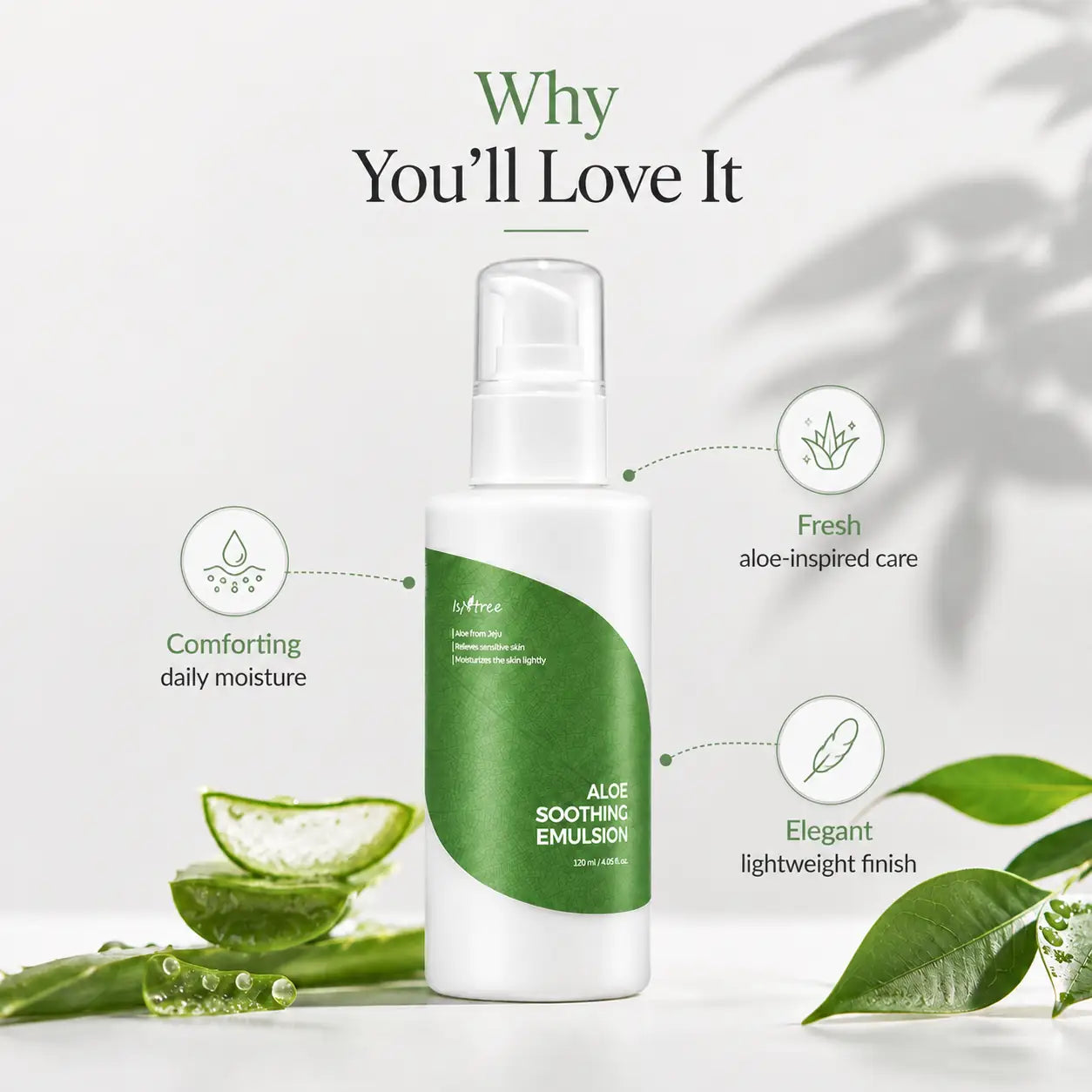 Isntree Aloe Soothing Emulsion 120ml