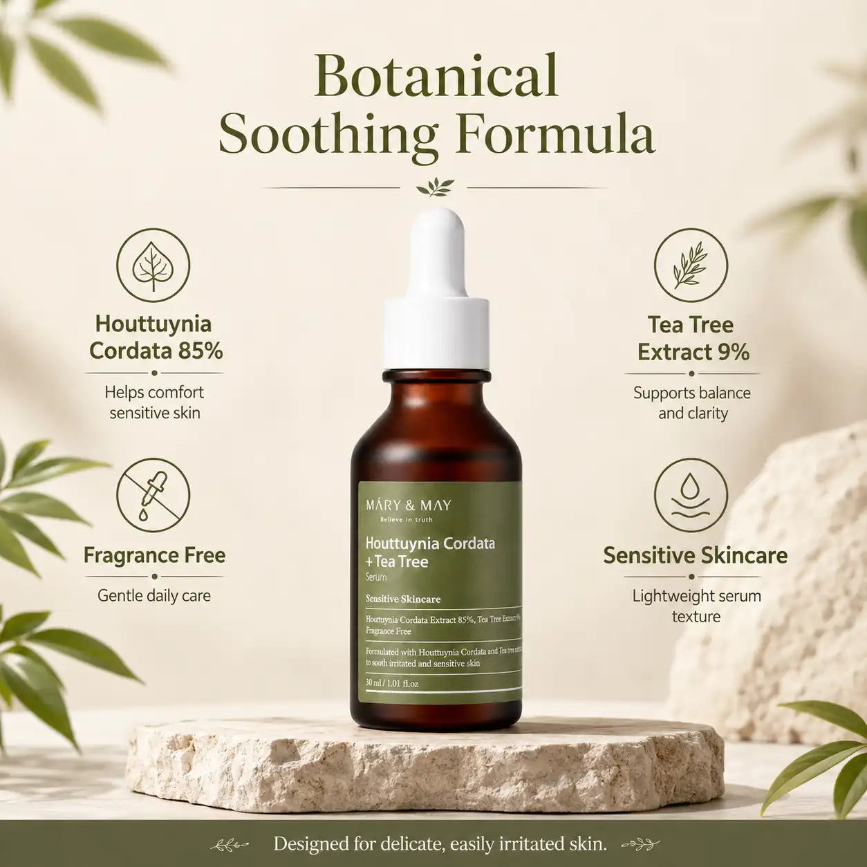 Mary&May Houttuynia Cordata +Tea Tree Serum 30ml