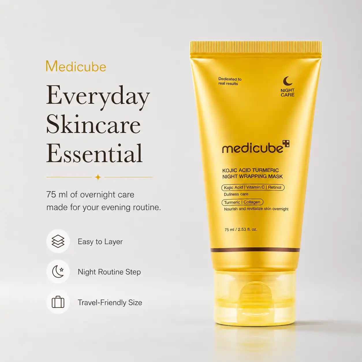 Medicube Kojic Acid Turmeric Night Wrapping Mask 75ml