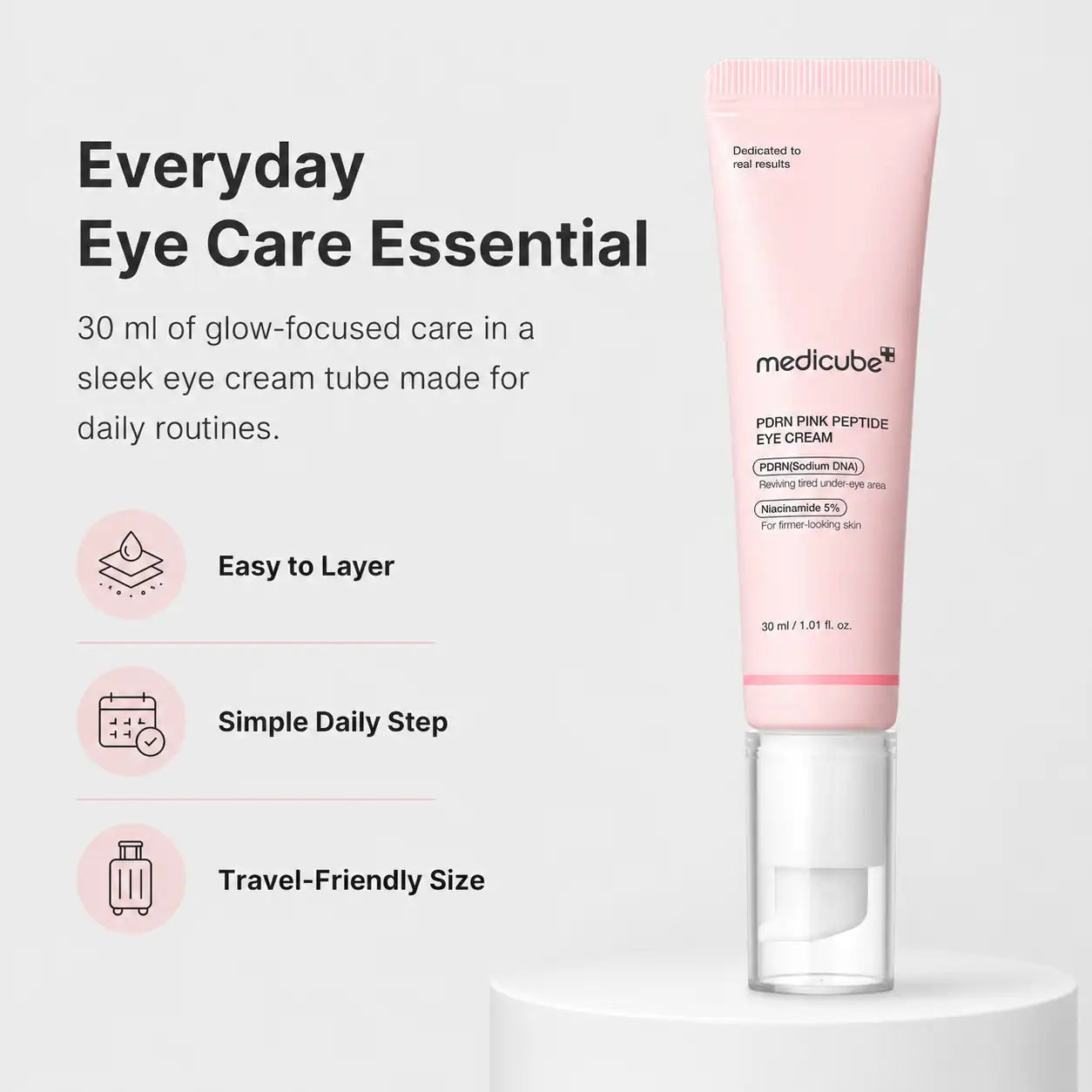 Medicube PDRN Pink Peptide Eye Cream 30ml