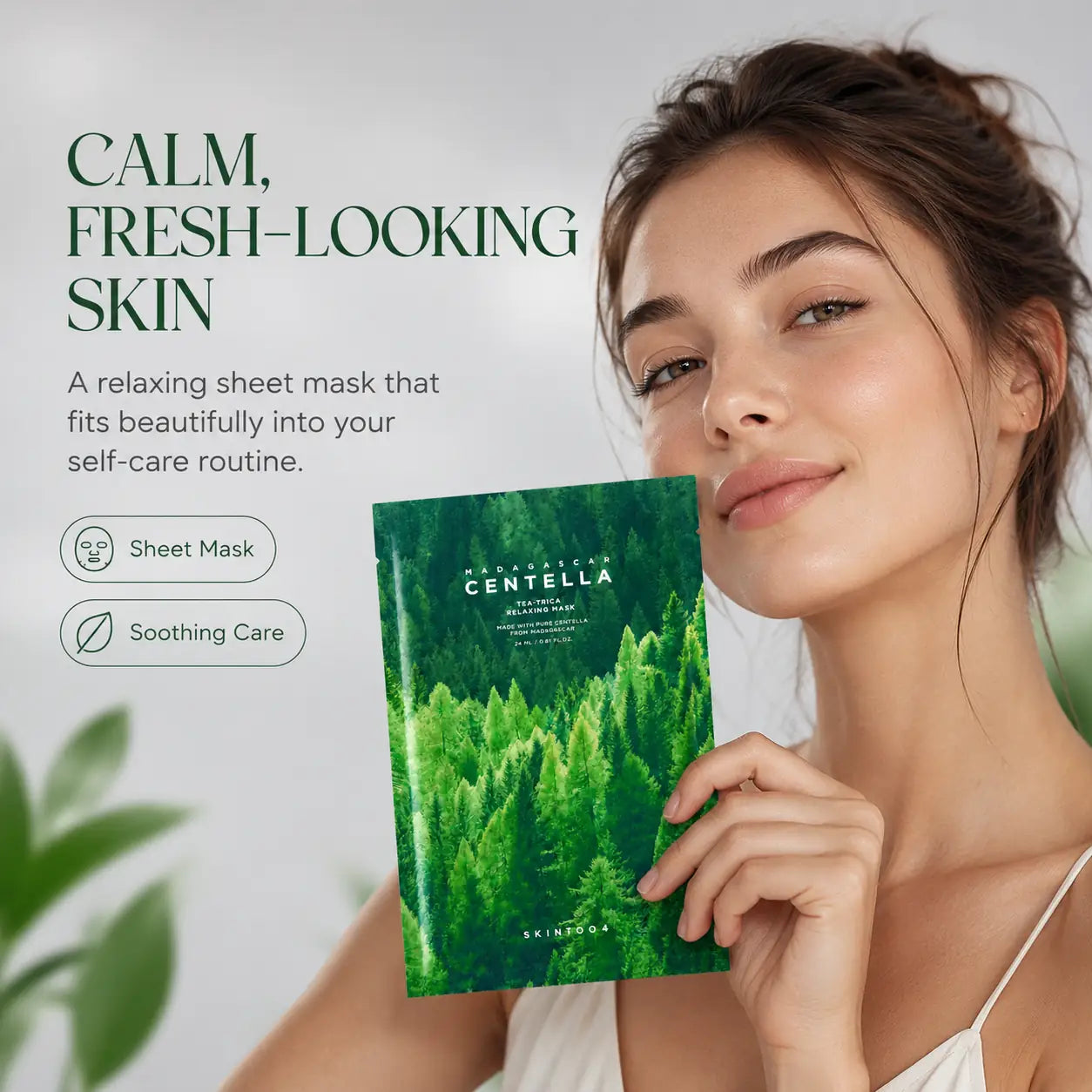 SKIN1004 Madagascar Centella Tea-Trica Relaxing Mask 1EA 24ml