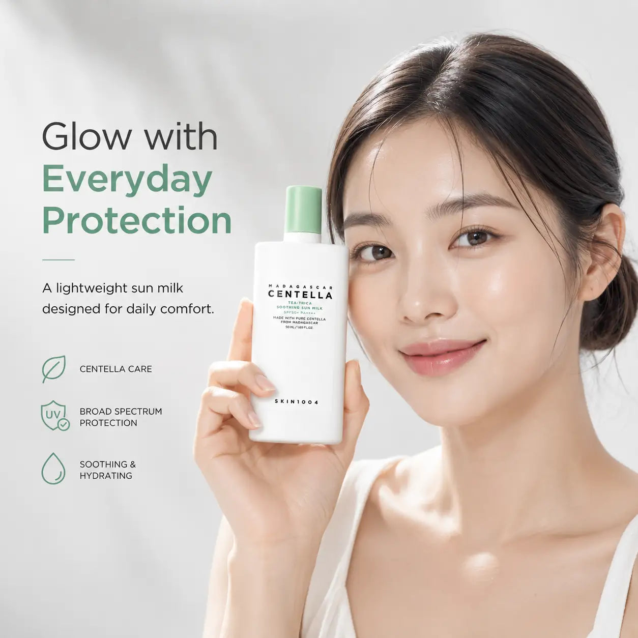 SKIN1004 Madagascar Centella Tea-Trica Soothing Sun Milk 50ml