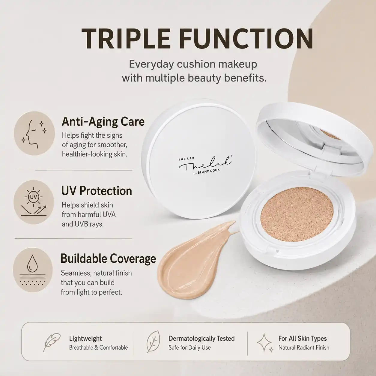 THE LAB by blanc doux Oligo Hyaluronic Acid Healthy Cream Cushion 12G
