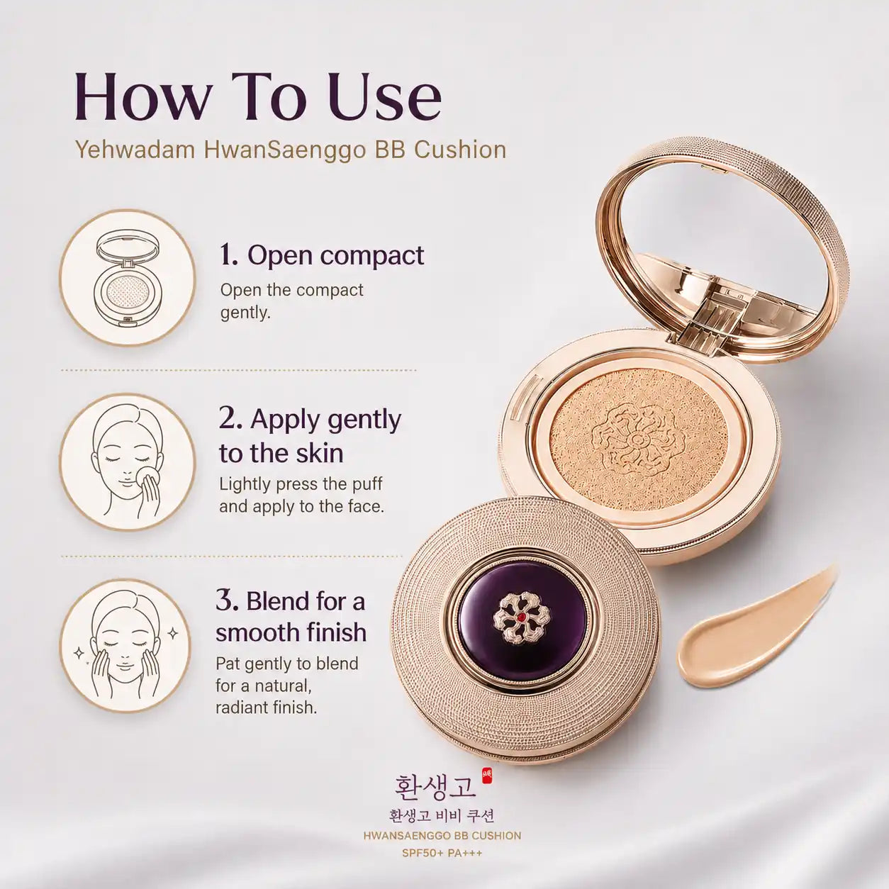 THE FACE SHOP Yehwadam Hwansaenggo BB Cushion 20G