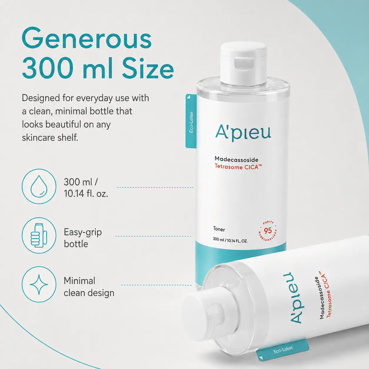 A'pieu Madecassoside Tetrasome Cica Toner 300ml