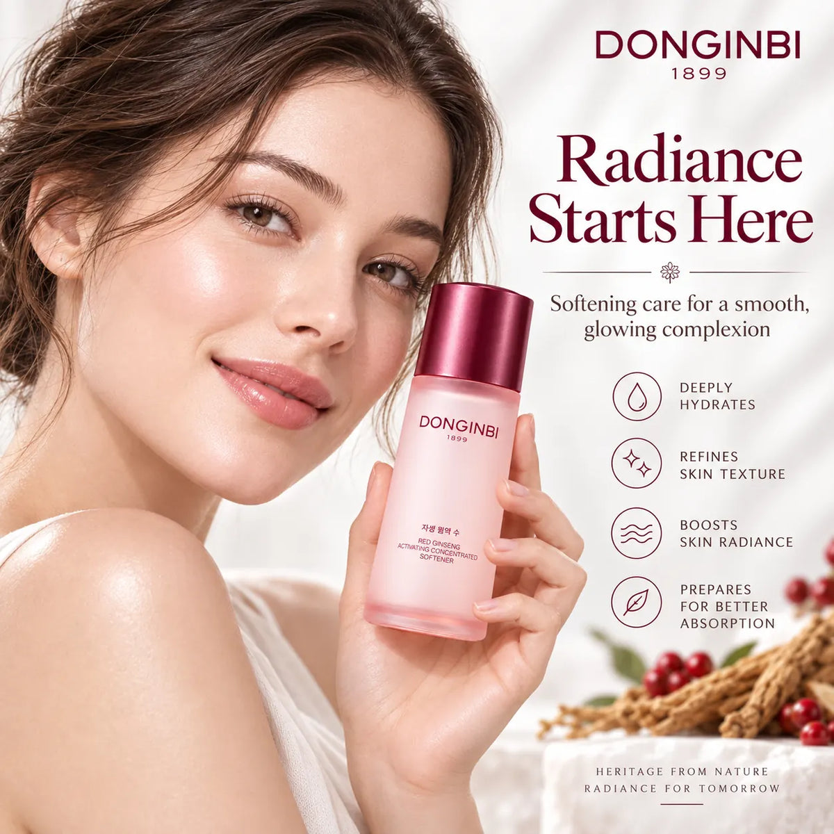 Donginbi Red Ginseng Activating Concentrated Softener 70ml
