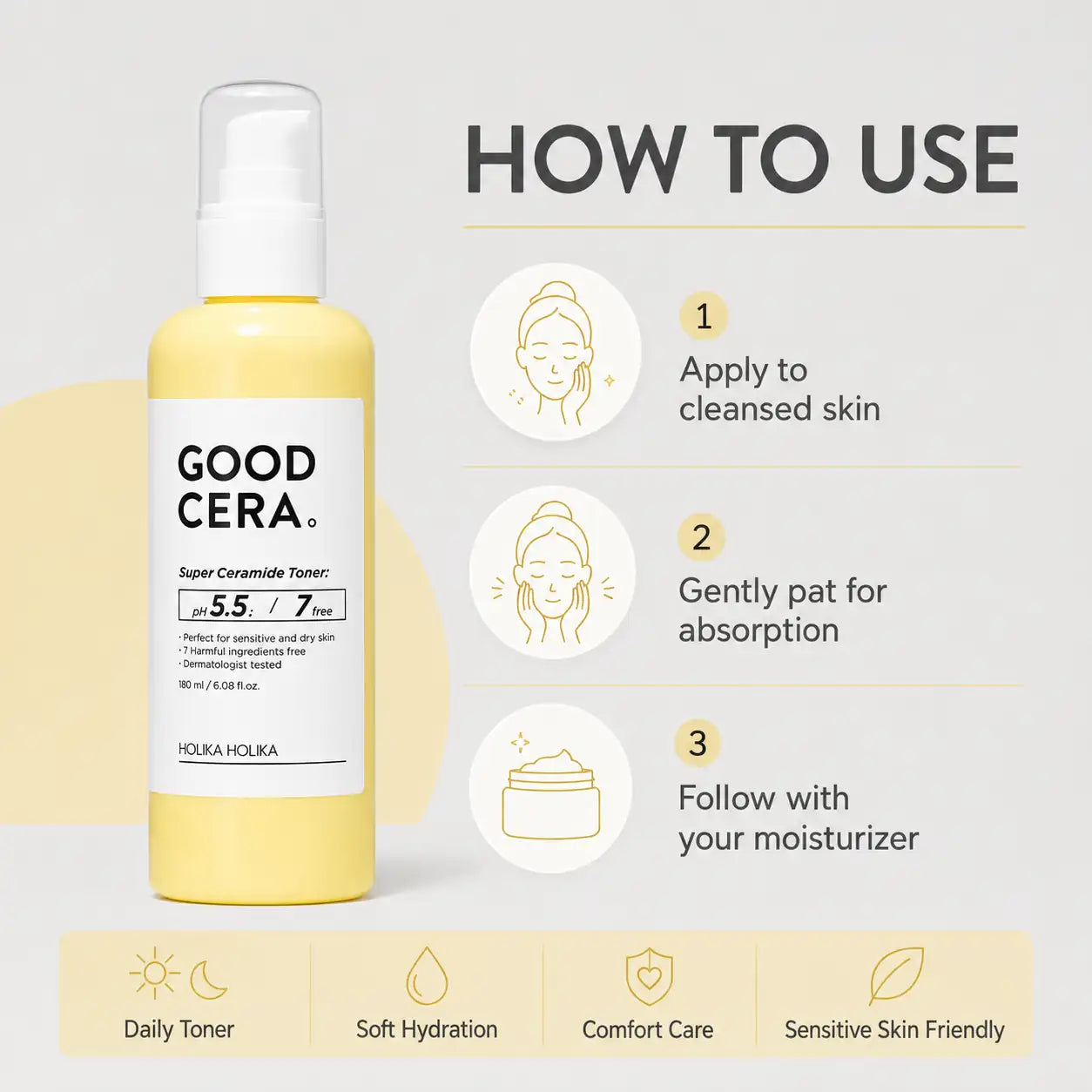 Holika Holika Good Cera Super Ceramide Toner 180ml