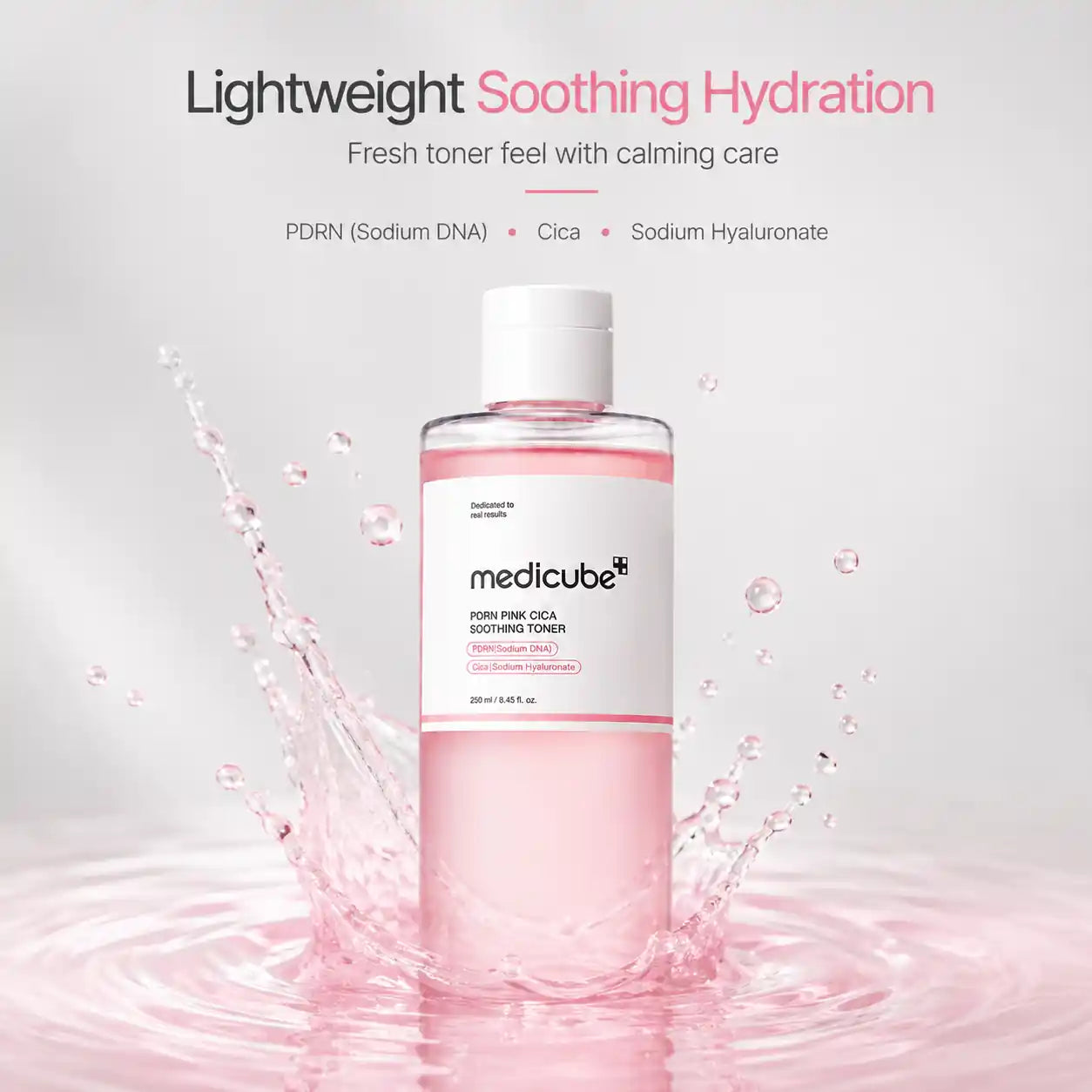 Medicube PDRN Pink Cica Soothing Toner 250ml