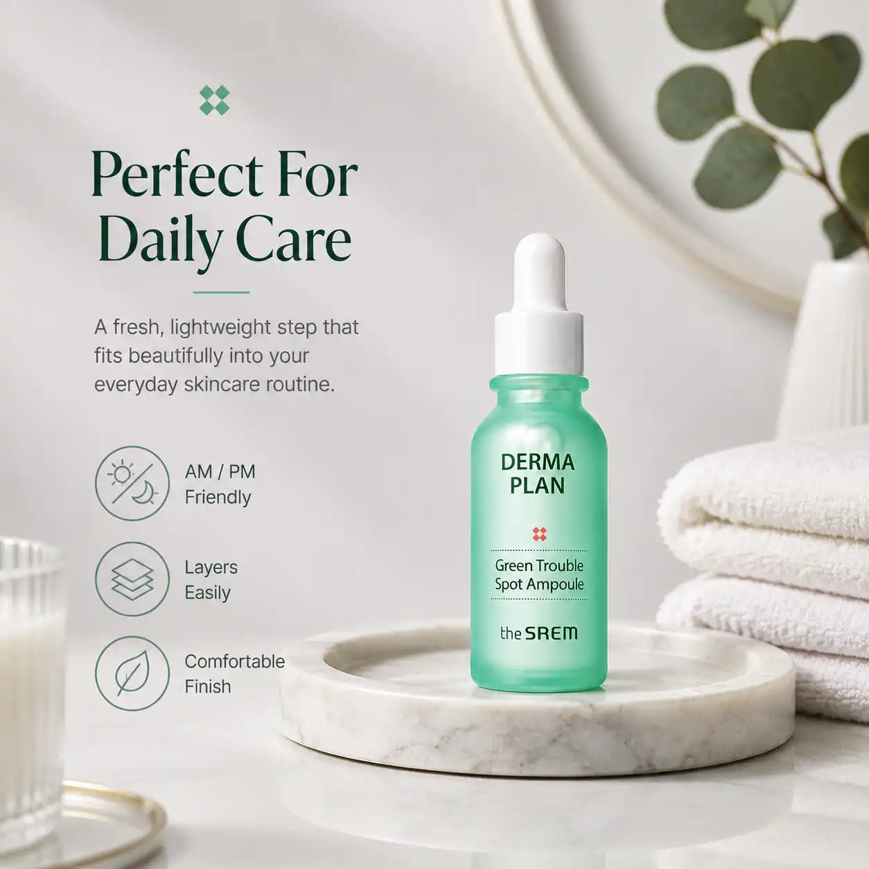 The Saem Derma Plan Green Trouble Spot Ampoule 20ml