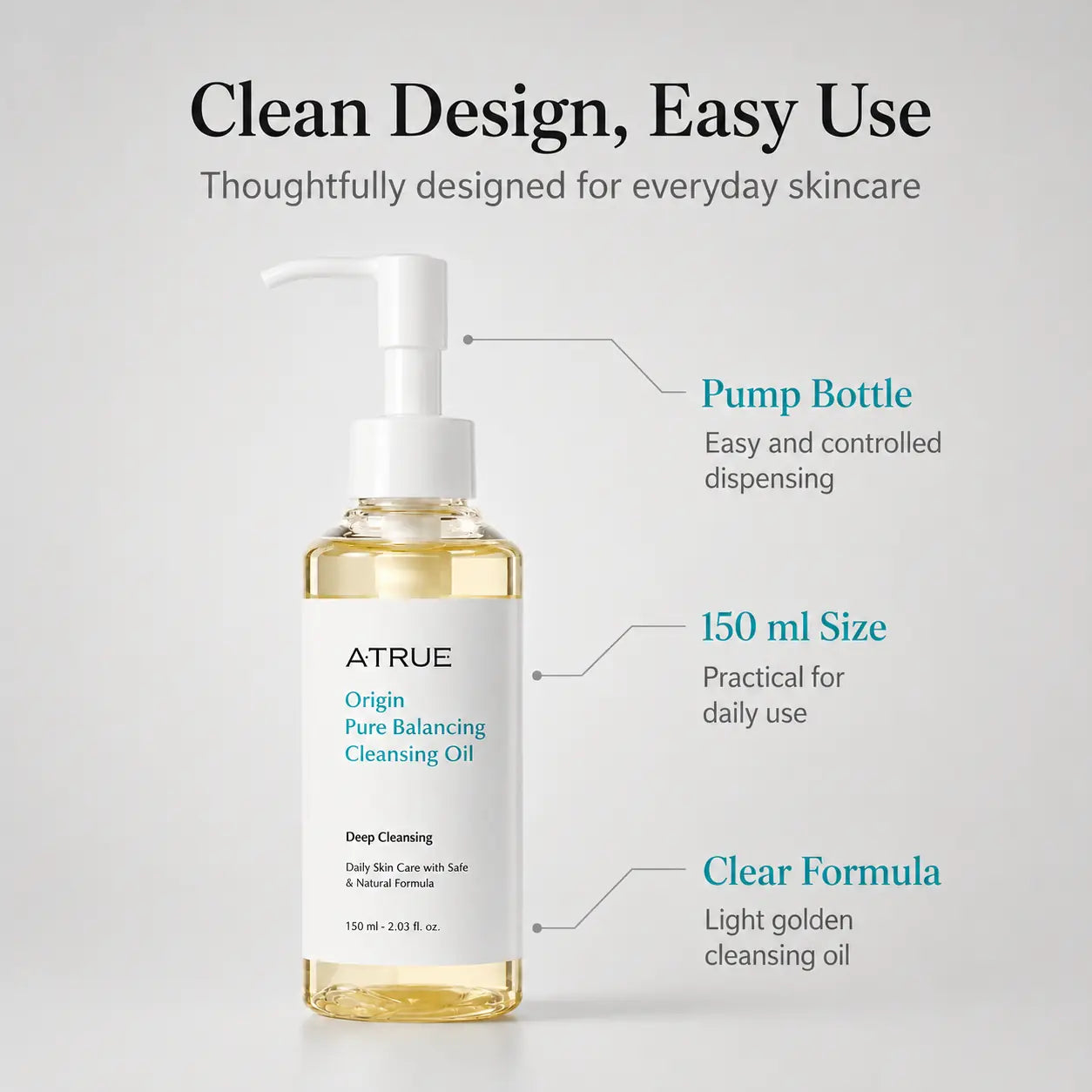 Atrue Origin Pure Balancing Cleansing Oil 150ml