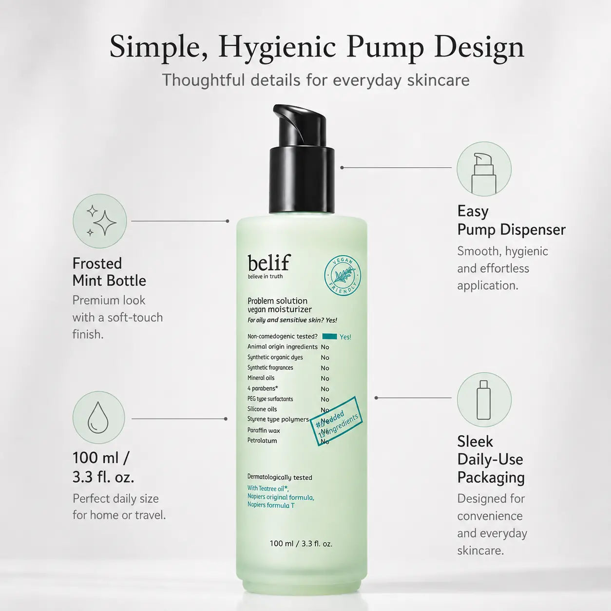 belif Problem Solution Vegan Moisturizer 100ml