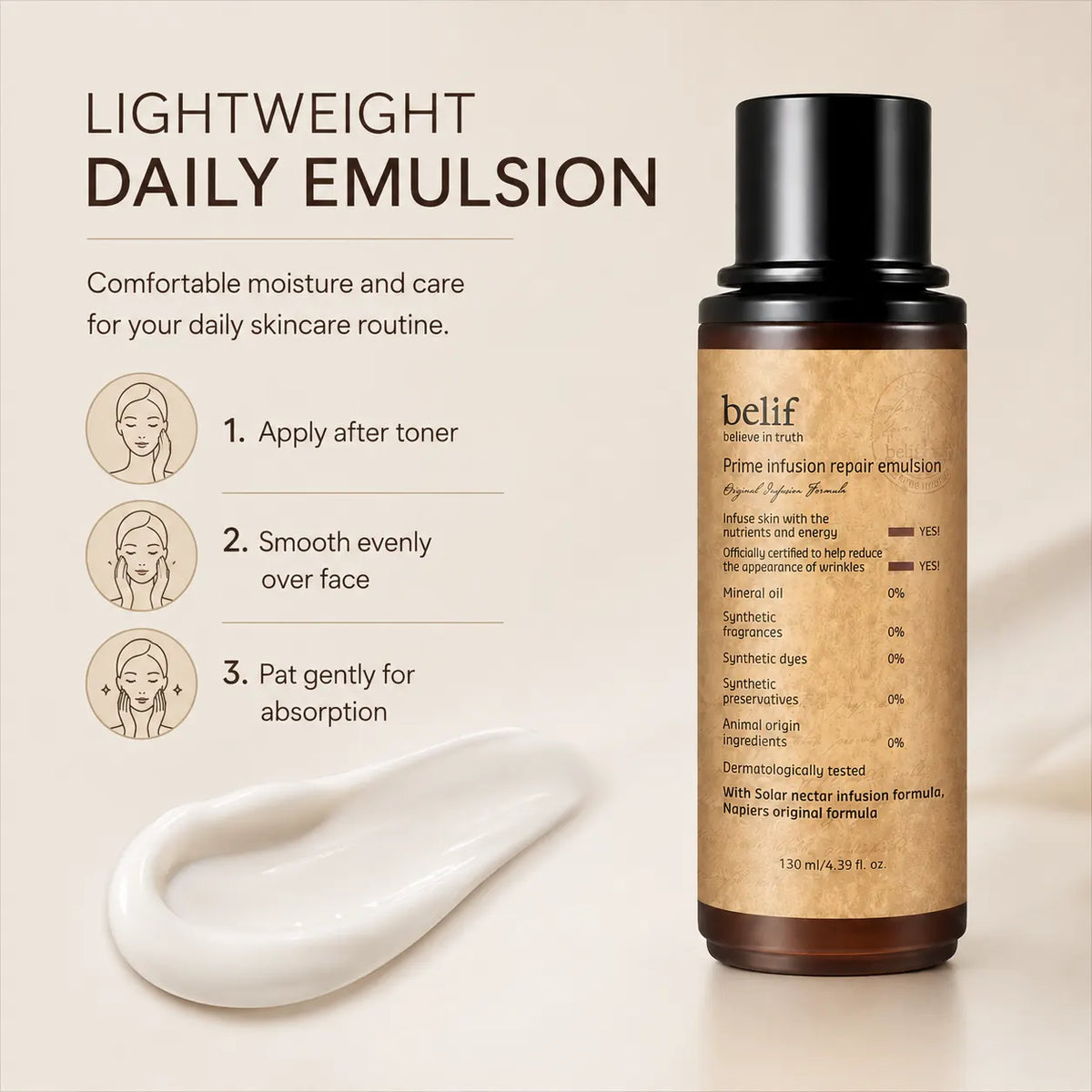 belif Prime Infusion Repair Emulsion 130ml