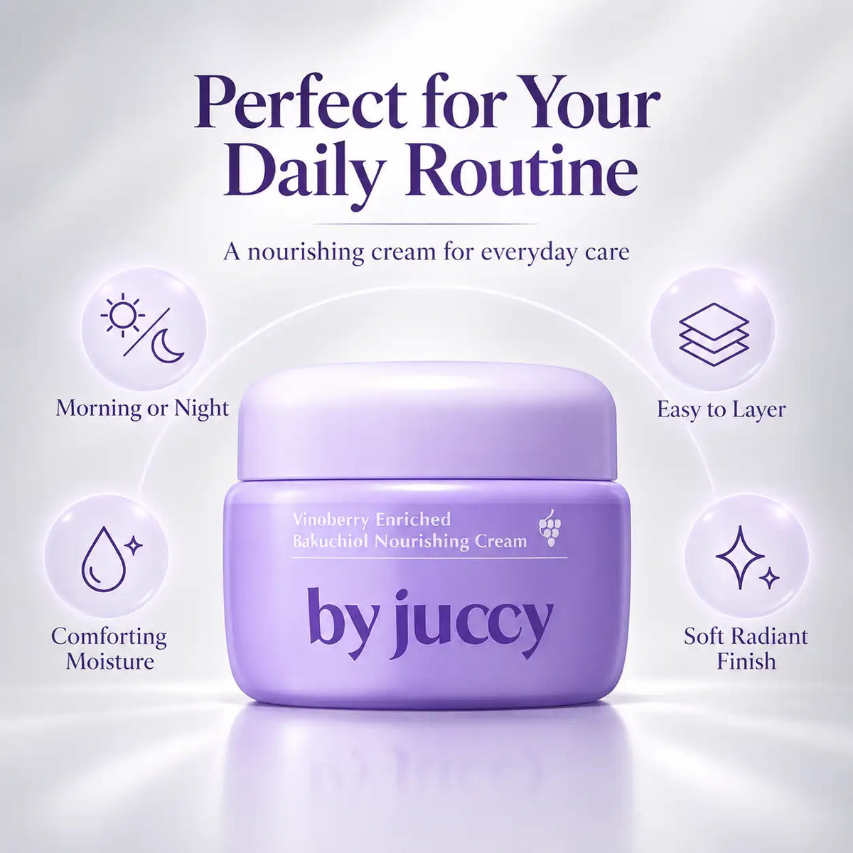 By Juccy Vinoberry Enriched Bakuchiol Nourishing Cream 55ml