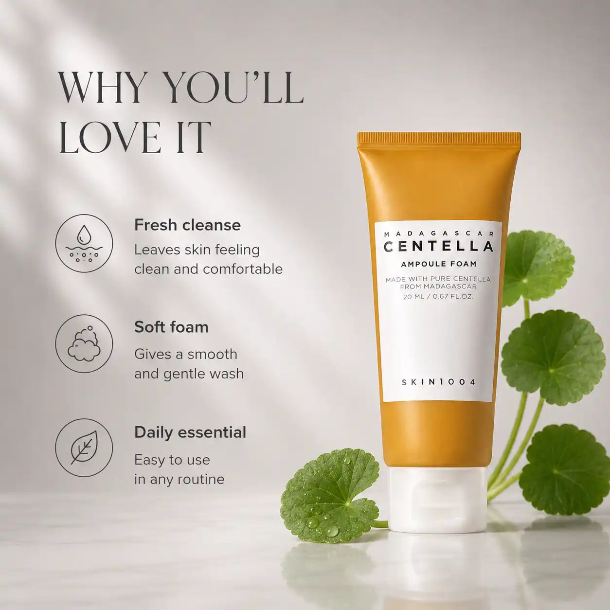 SKIN1004 Madagascar Centella Ampoule Foam 20ml