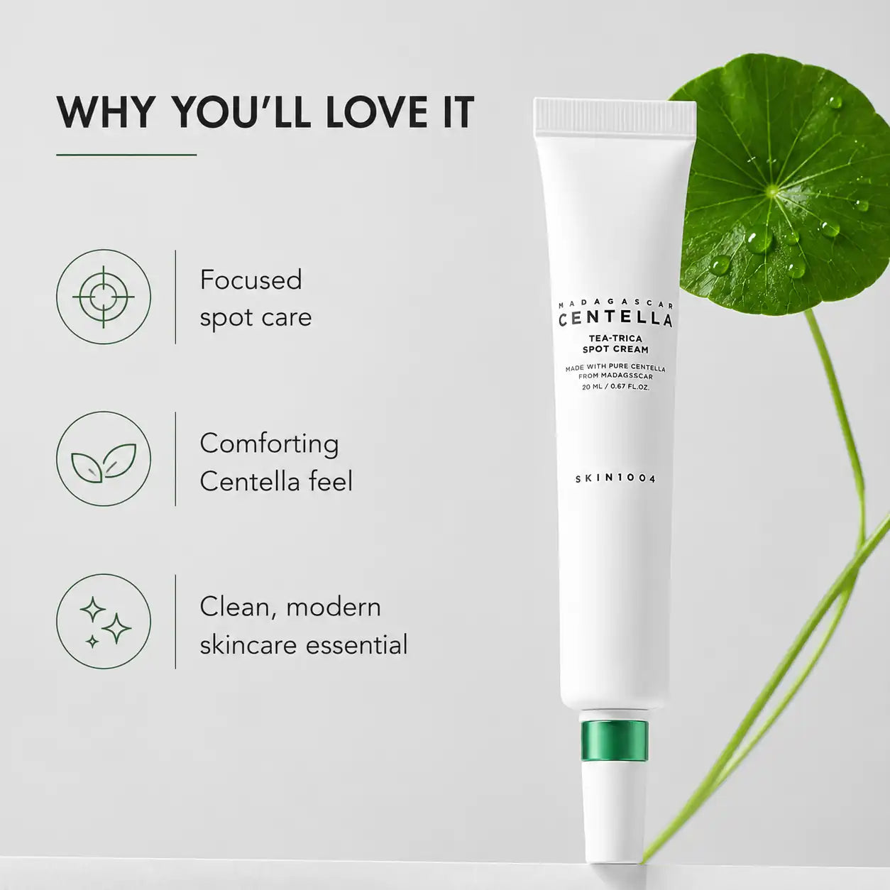 SKIN1004 Madagascar Centella Tea-Trica Spot Cream 20ml