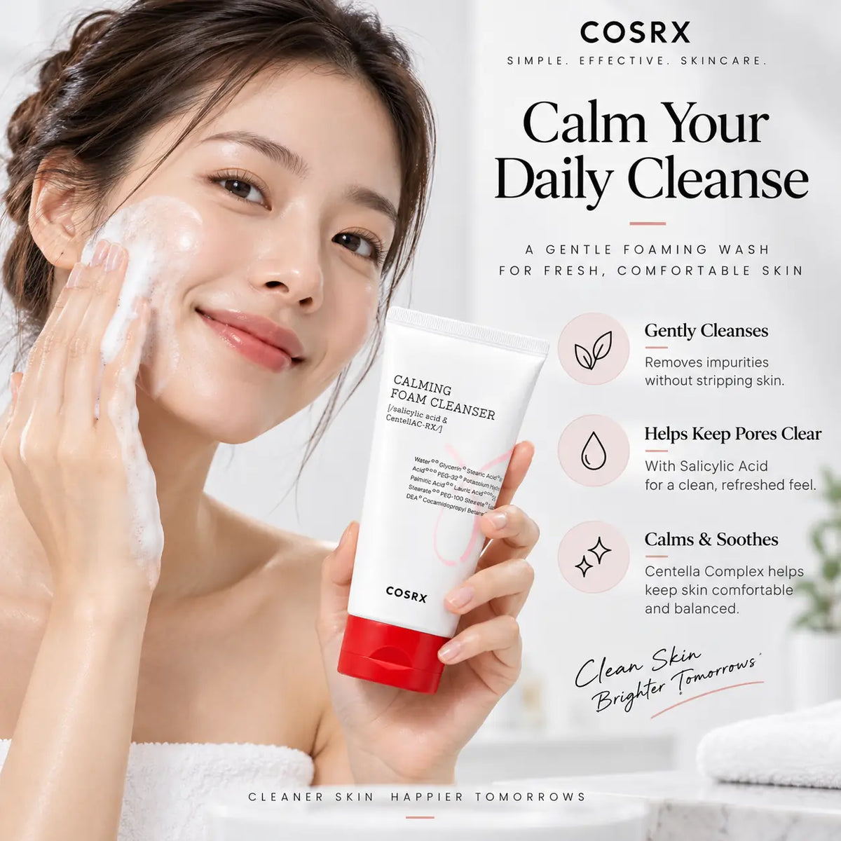 COSRX AC Collection Calming Foam Cleanser 150ml