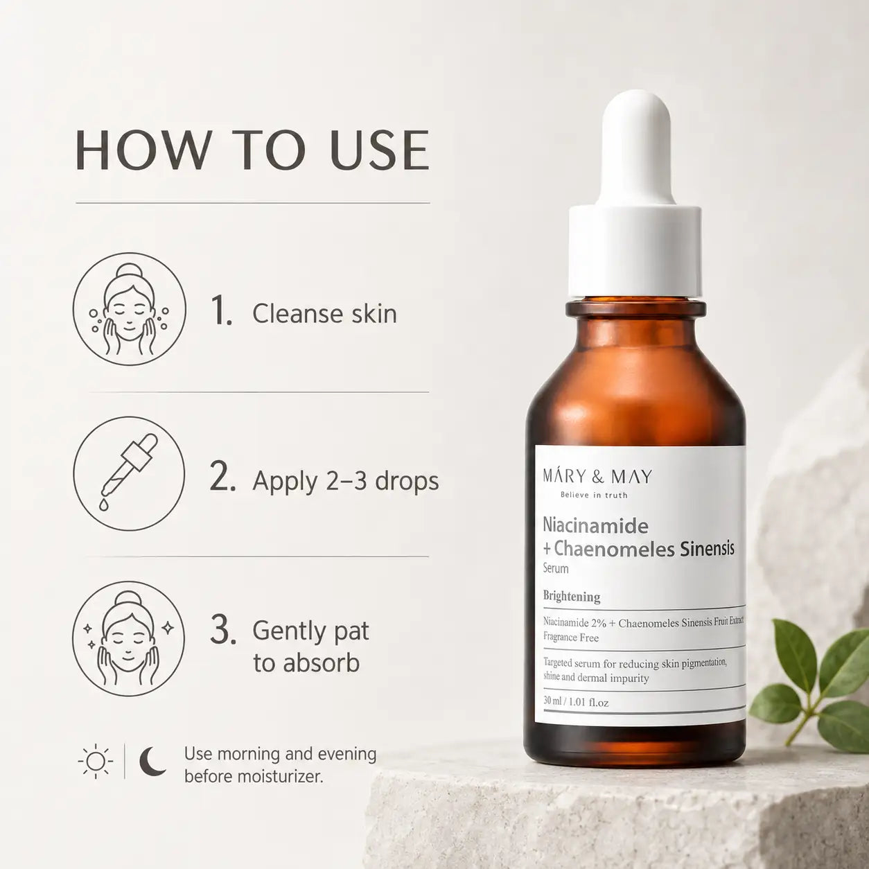 Mary&May Niacinamide+Chaenomeles Sinensis Serum 30ml