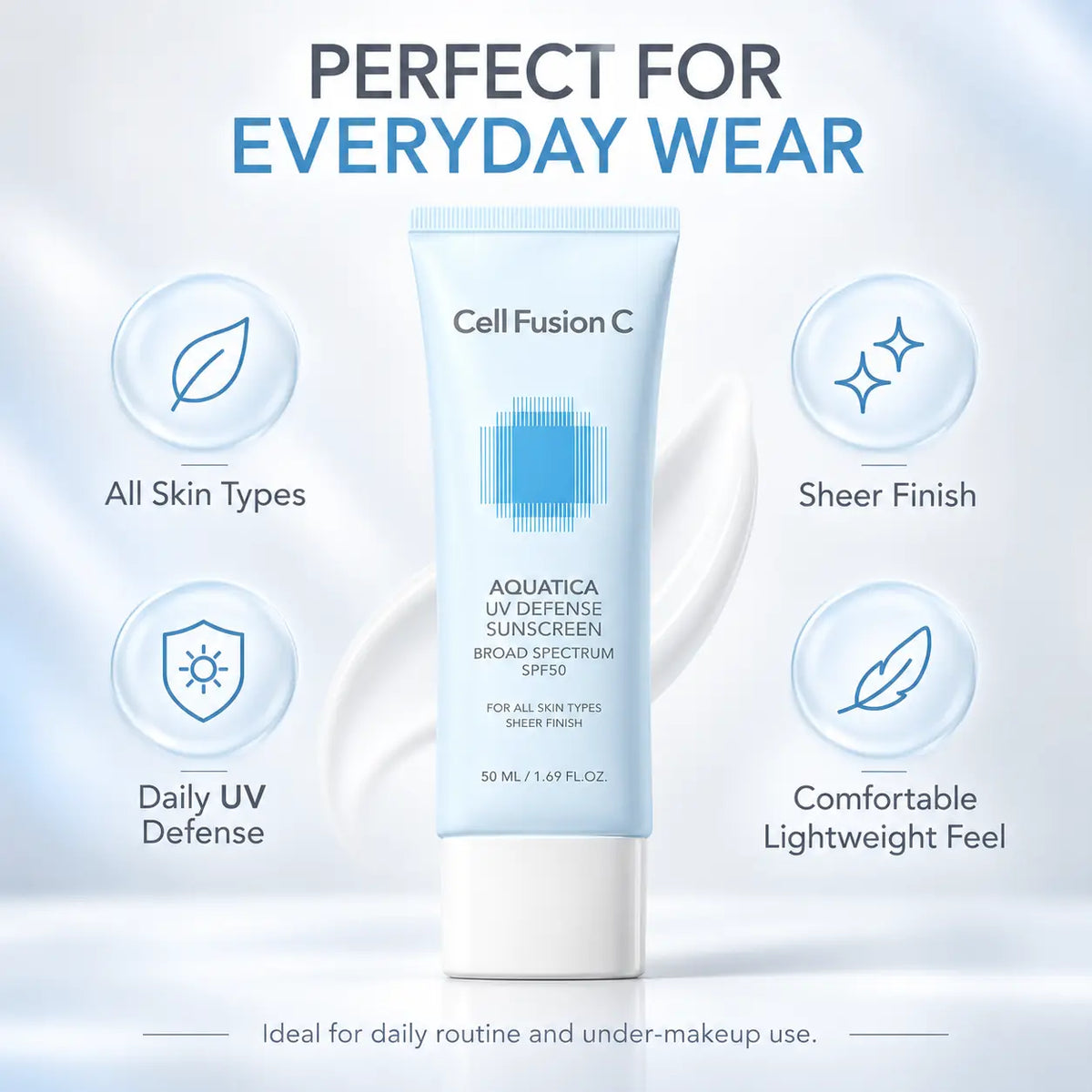 Cell Fusion C Aquatica UV Defense Sunscreen Twin Pack 50ml + 50ml