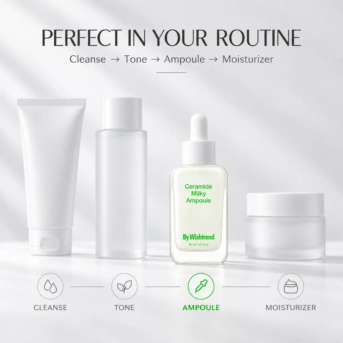 By Wishtrend Ceramide Milky Ampoule 30ml
