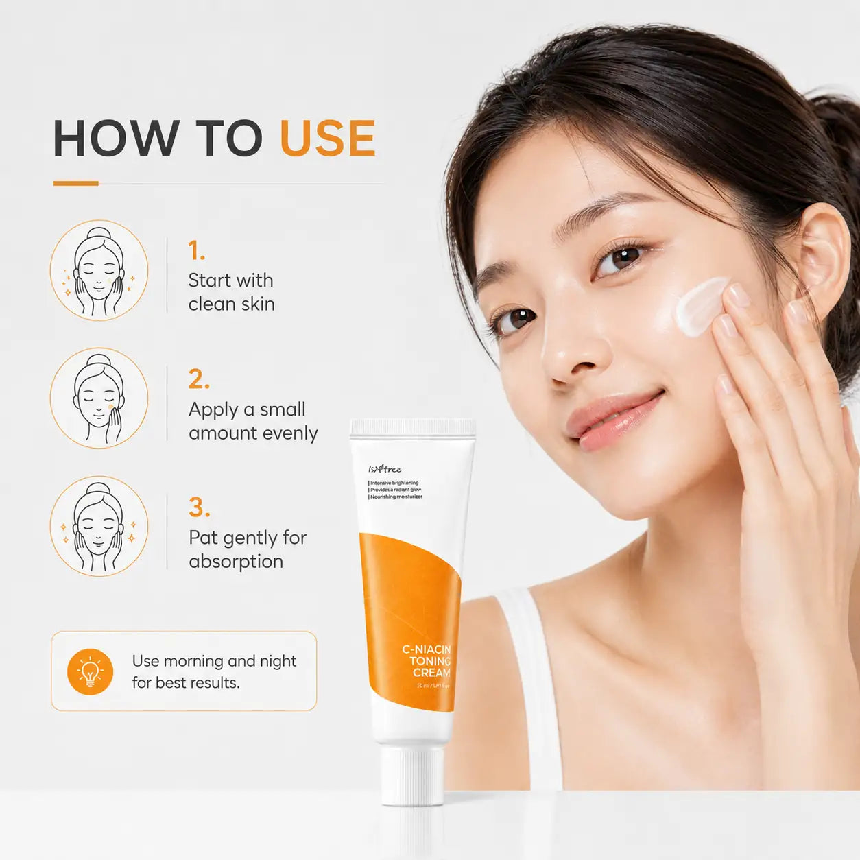 Isntree C Niacin Toning Cream 50ml