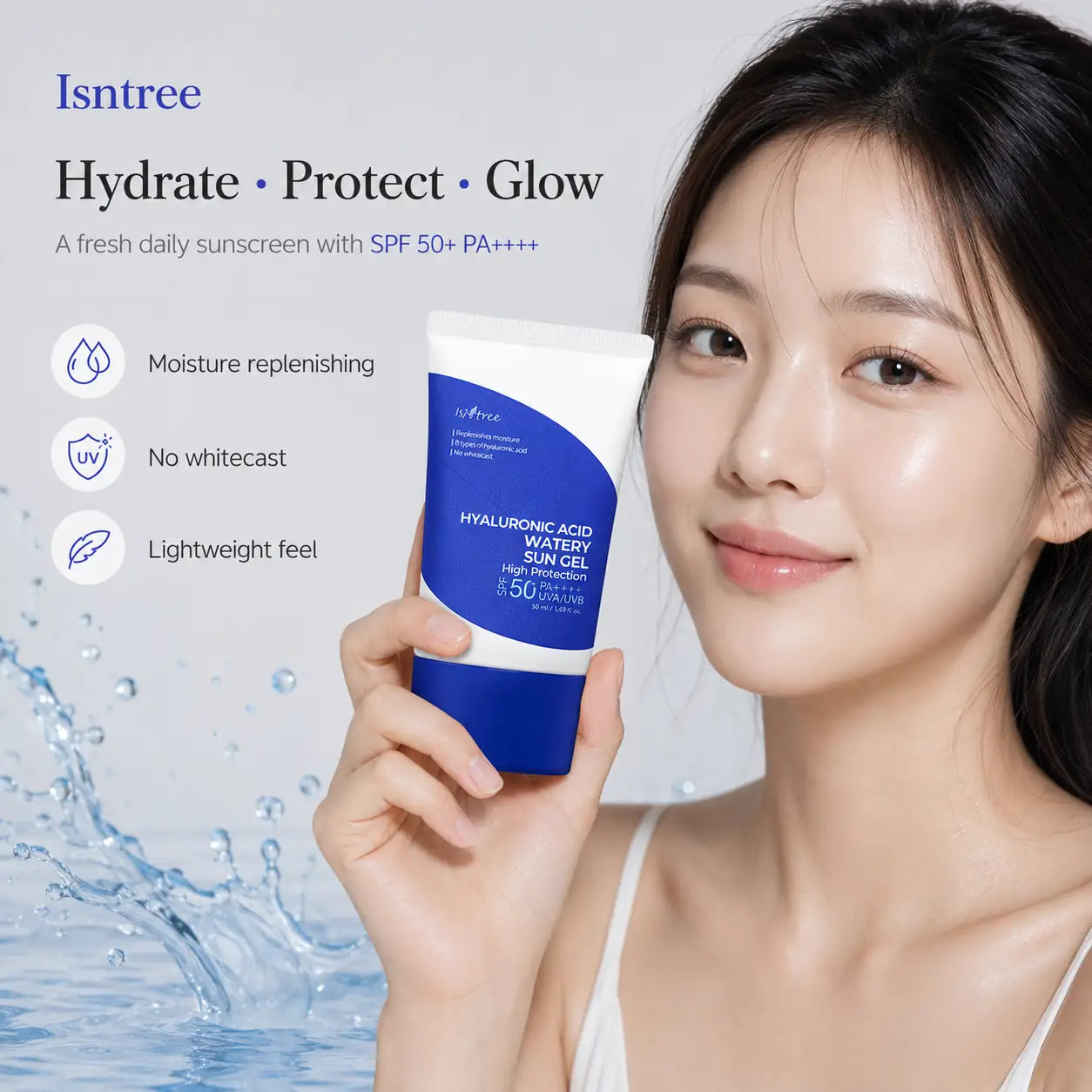 Isntree Hyaluronic Acid Watery Sun Gel 50ml