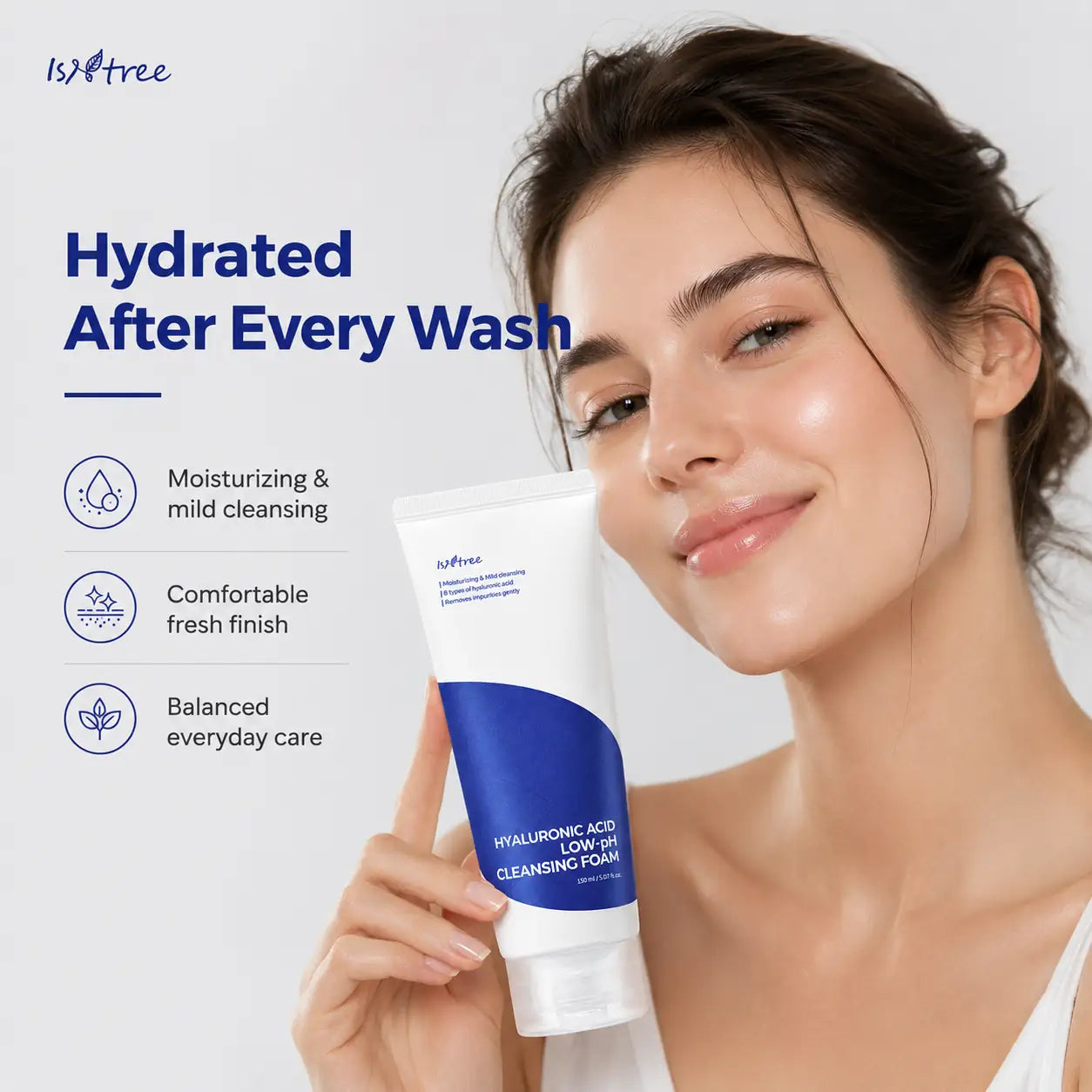 Isntree Hyaluronic Acid Low pH Cleansing Foam 150ml