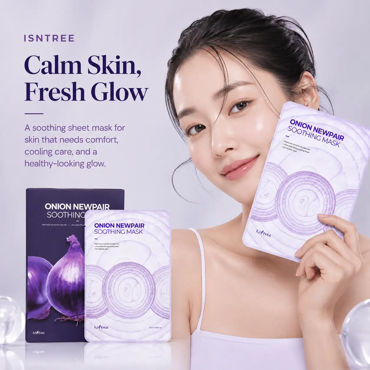 Isntree Onion Newpair Soothing Mask 5 Sheets 25g