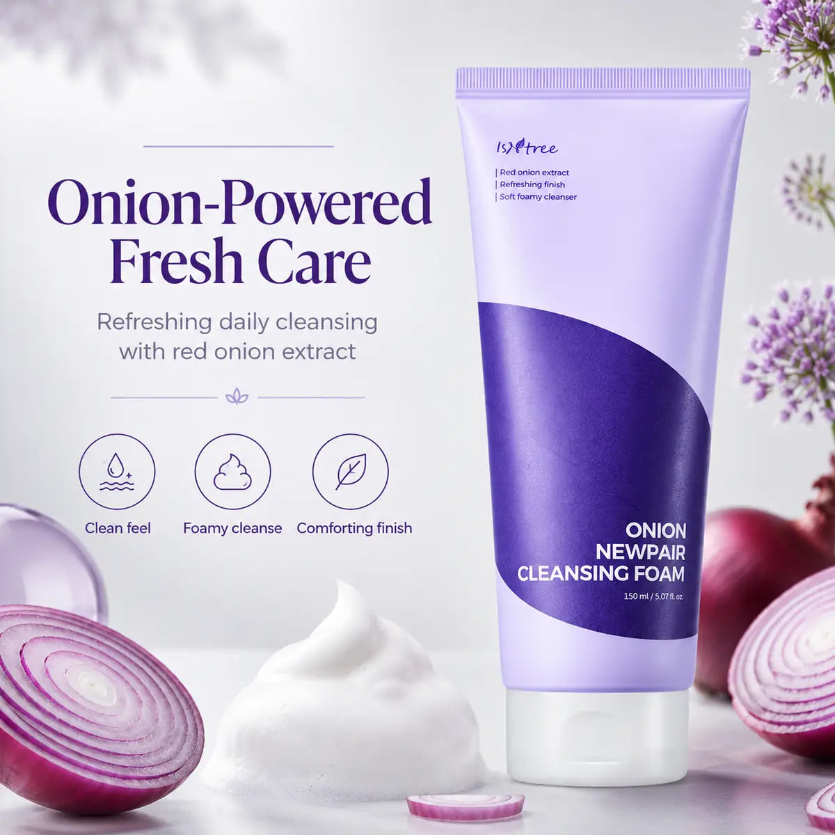 Isntree Onion Newpair Cleansing Foam 150ml