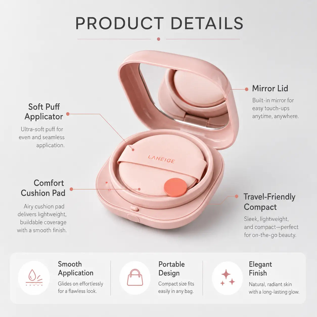 glow cushion held in hand