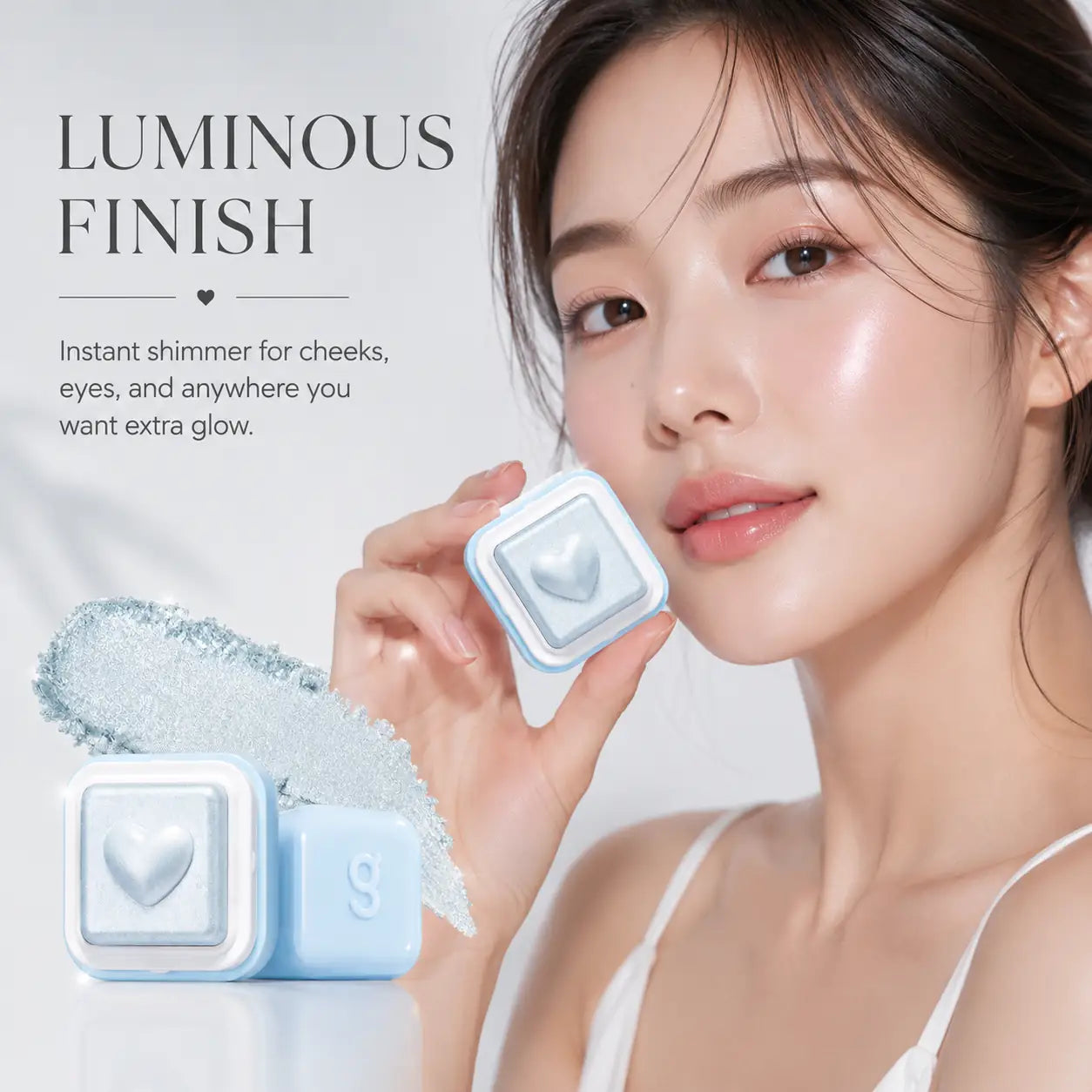 Colorgram Milk Bling Heartlighter 06 Bubbles Blue