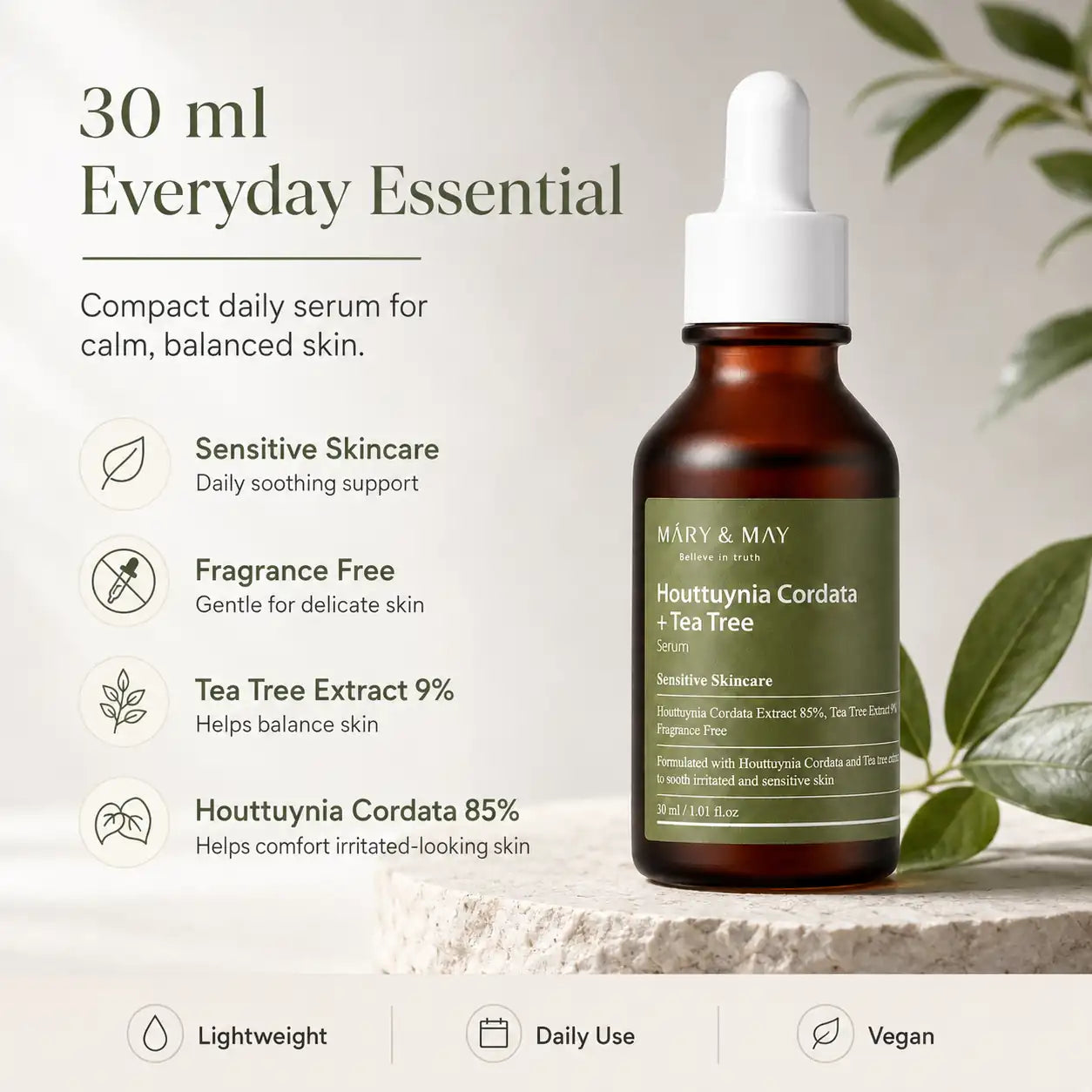 Mary&May Houttuynia Cordata +Tea Tree Serum 30ml