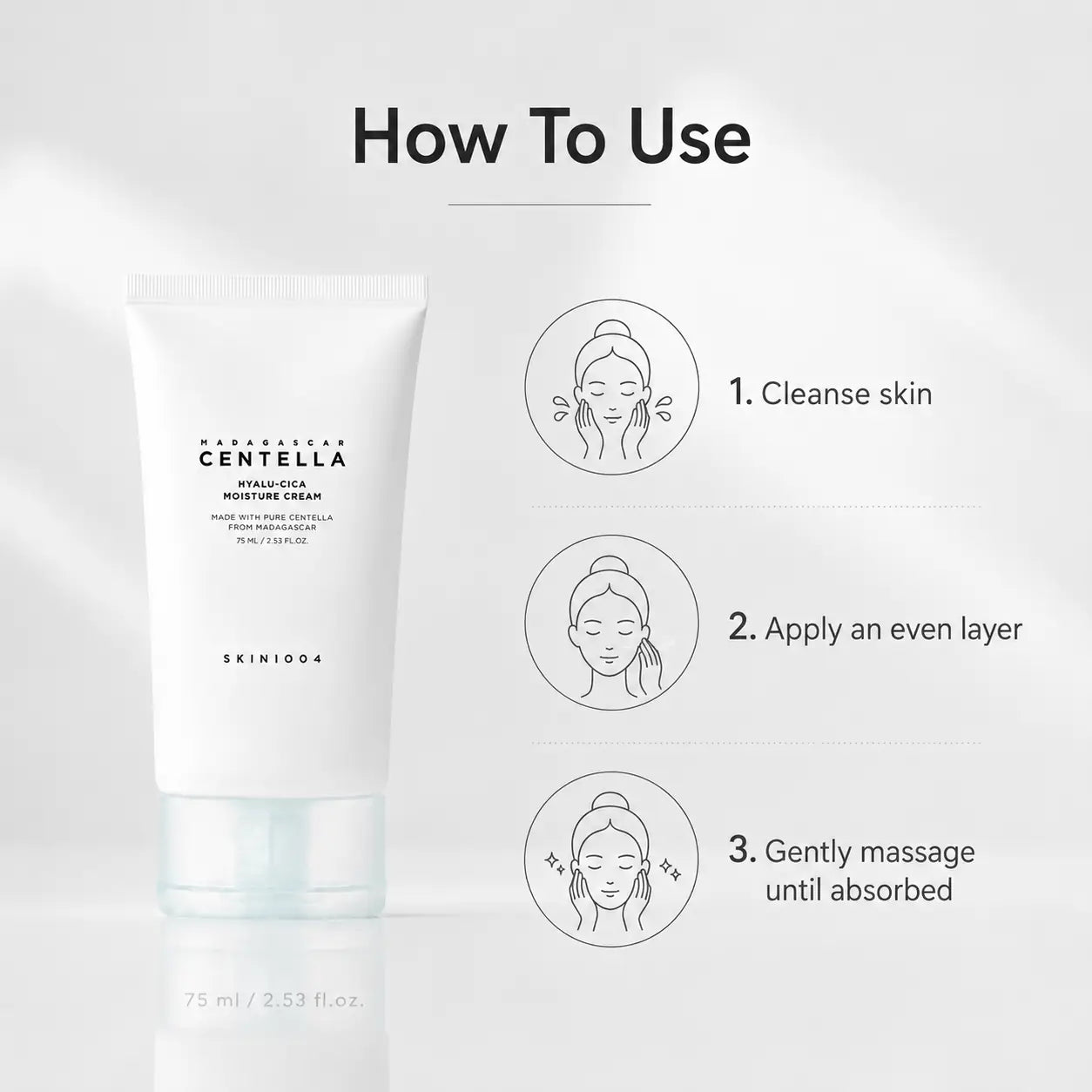 SKIN1004 Madagascar Centella Hyalu-Cica Moisture Cream 75ml