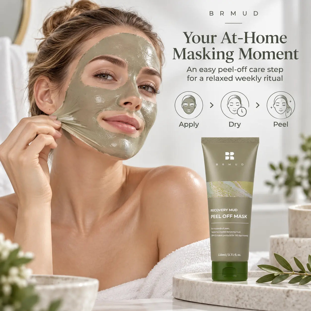 BRMUD Recovery Mud Peel Off Mask 110ml