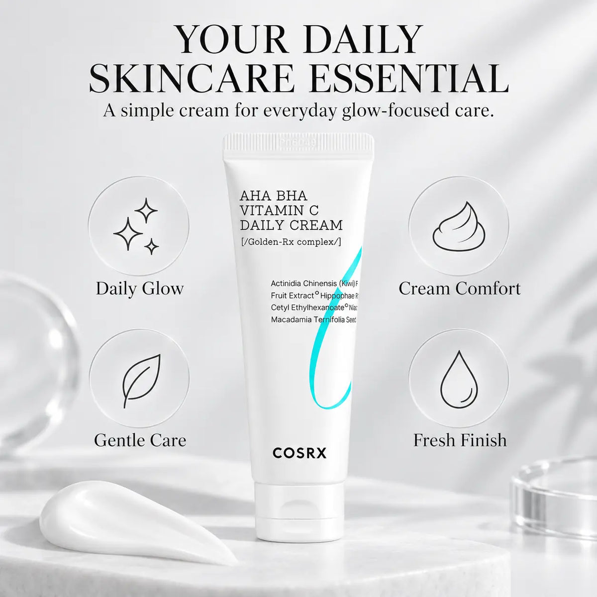 COSRX Refresh AHA BHA Vitamin C Daily Cream 50ml